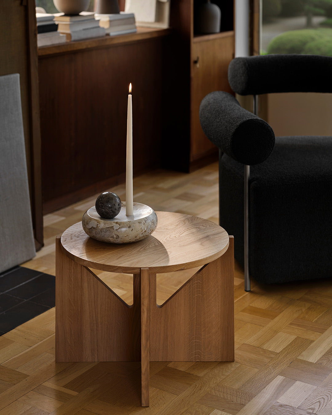 Simple Side Table – Warm Oak – Kristina Dam Studio – view 4