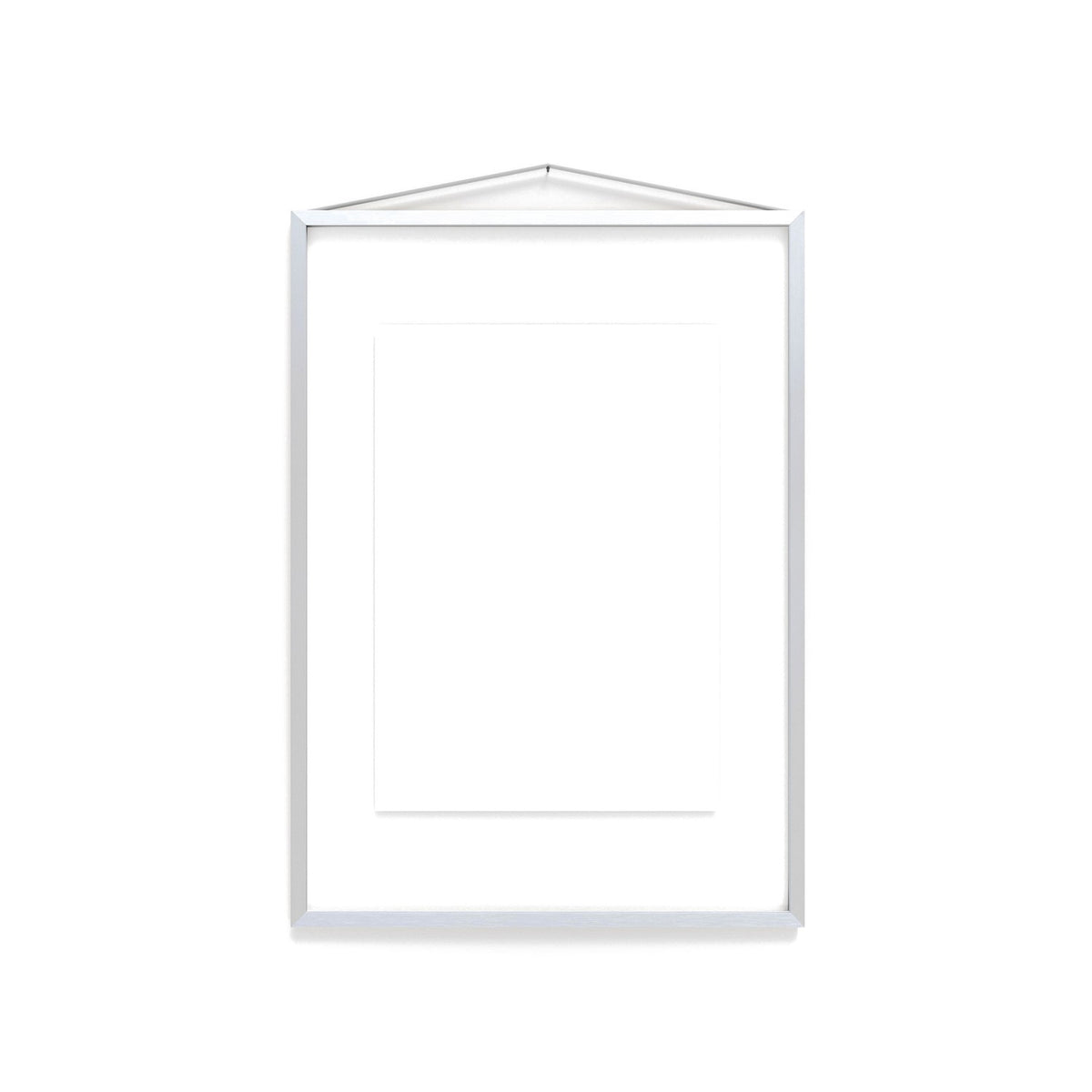 Frame - 42 × 59.4 cm (A2), Brushed Aluminium - Picture Frame - MOEBE