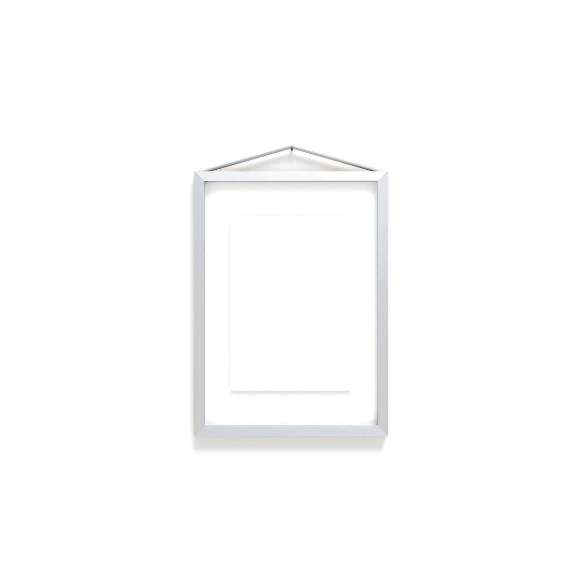 Frame - 21 × 29.7 cm (A4), Brushed Aluminium - Picture Frame - MOEBE