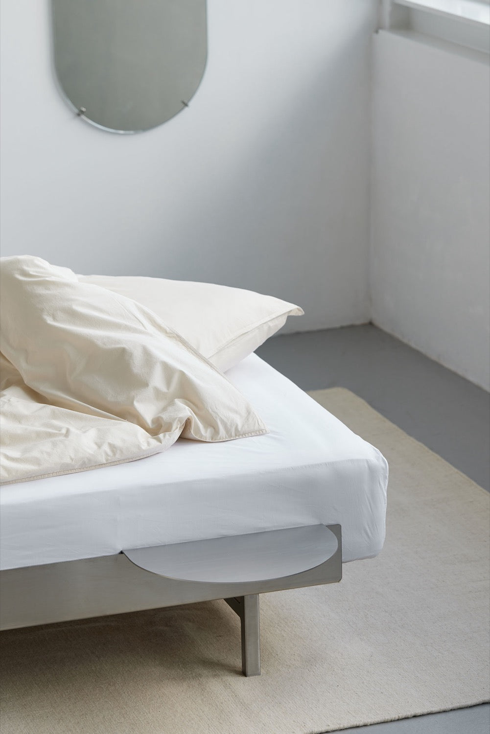 Moebe Bed 90cm – Stainless Steel – view 9