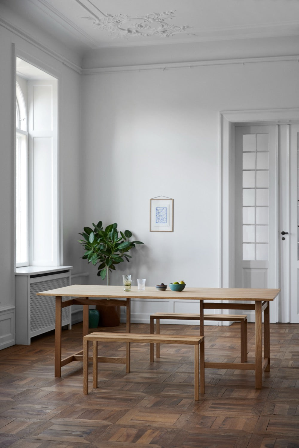 Rectangular Dining Table 220x90cm – MOEBE – view 4