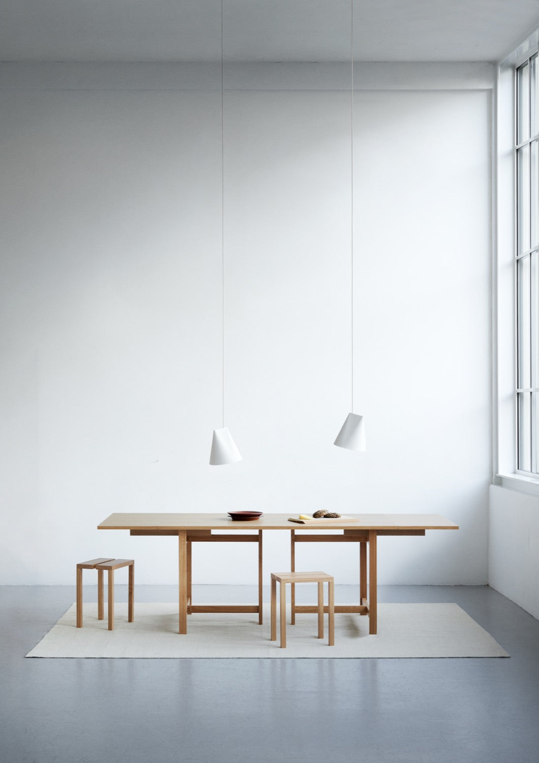 Rectangular Dining Table 160x90cm – MOEBE – view 6