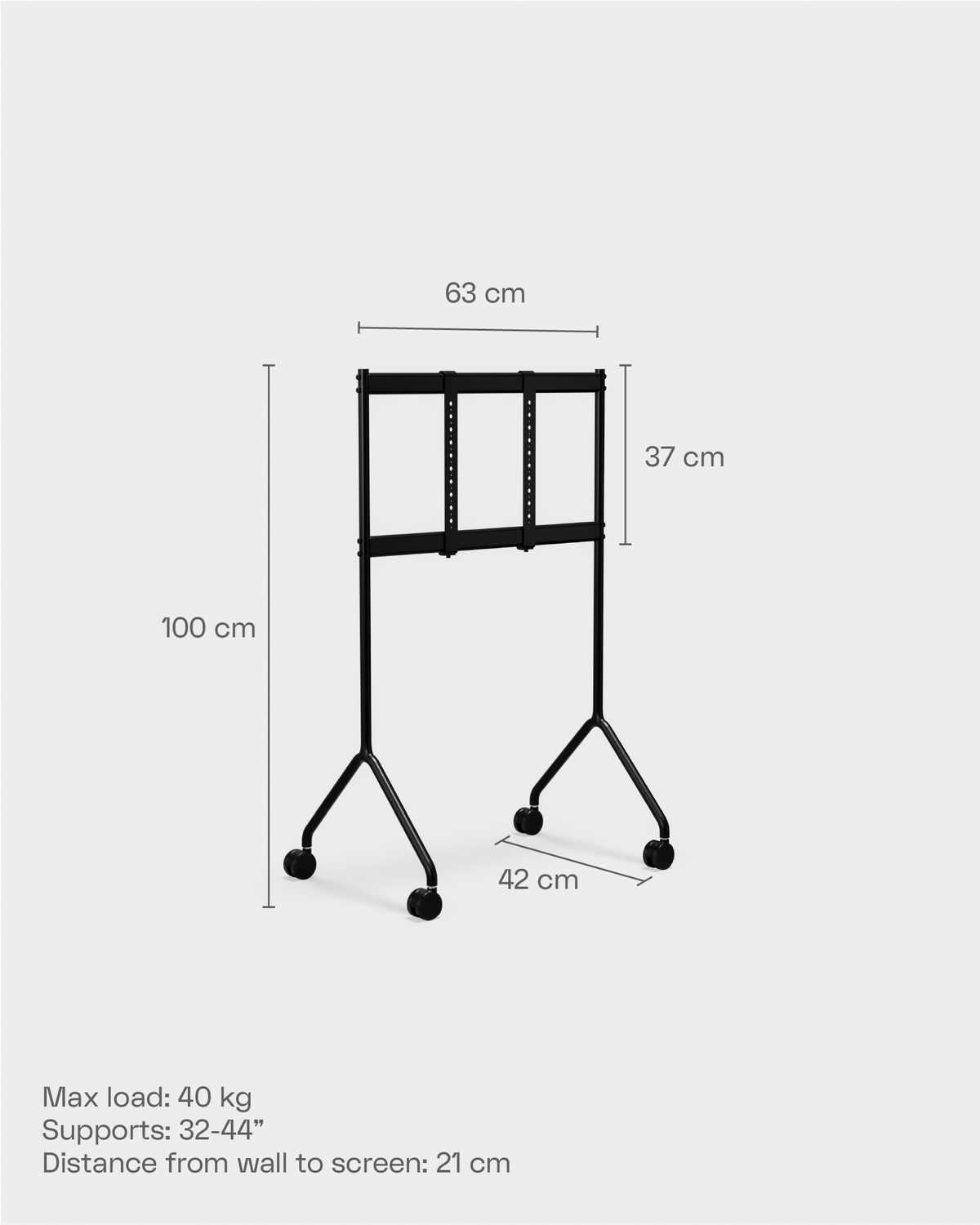Moon Light TV-Stand - Oat – Pedestal – view 7