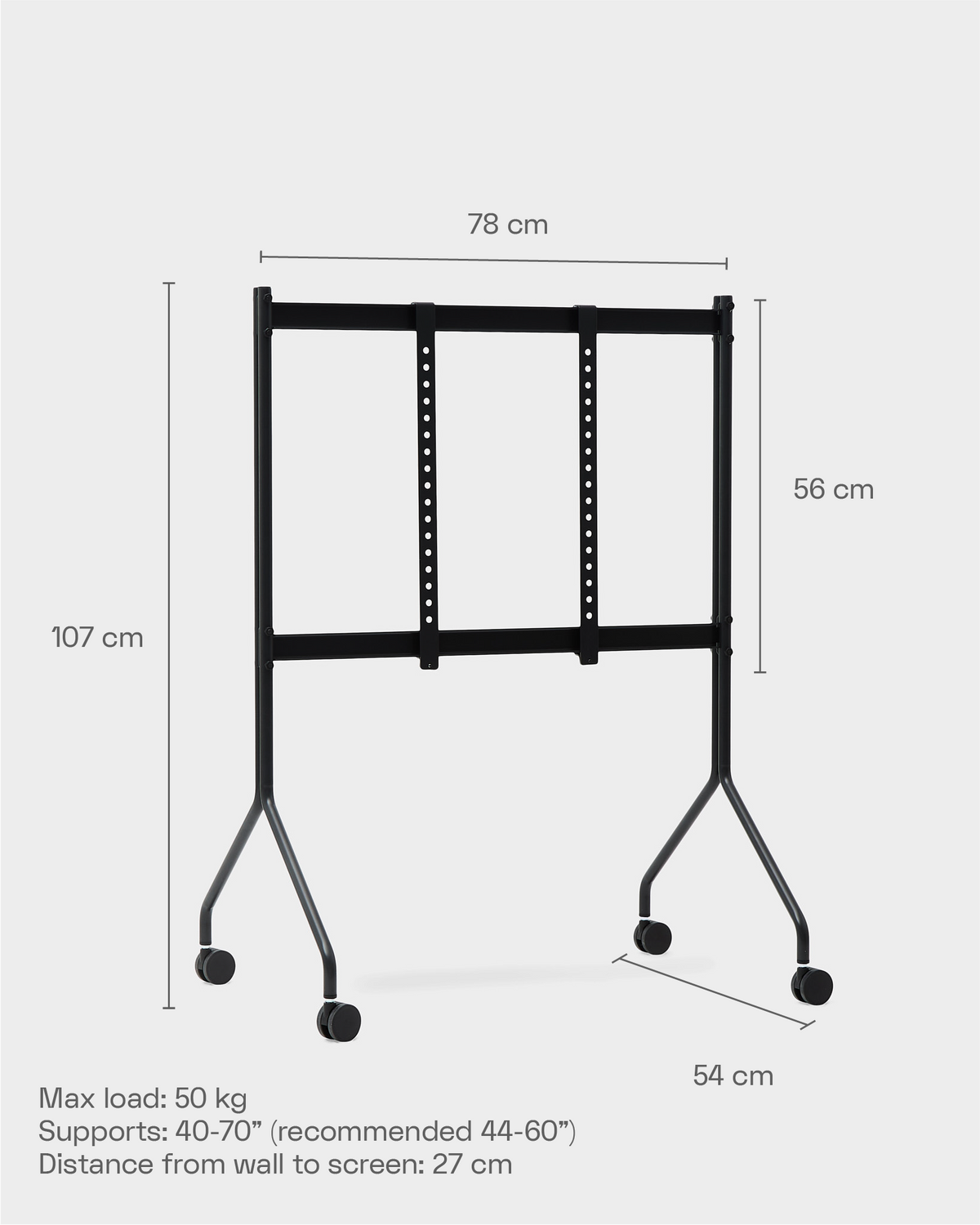 Moon TV-Stand - Bubble Gum – Pedestal – view 10