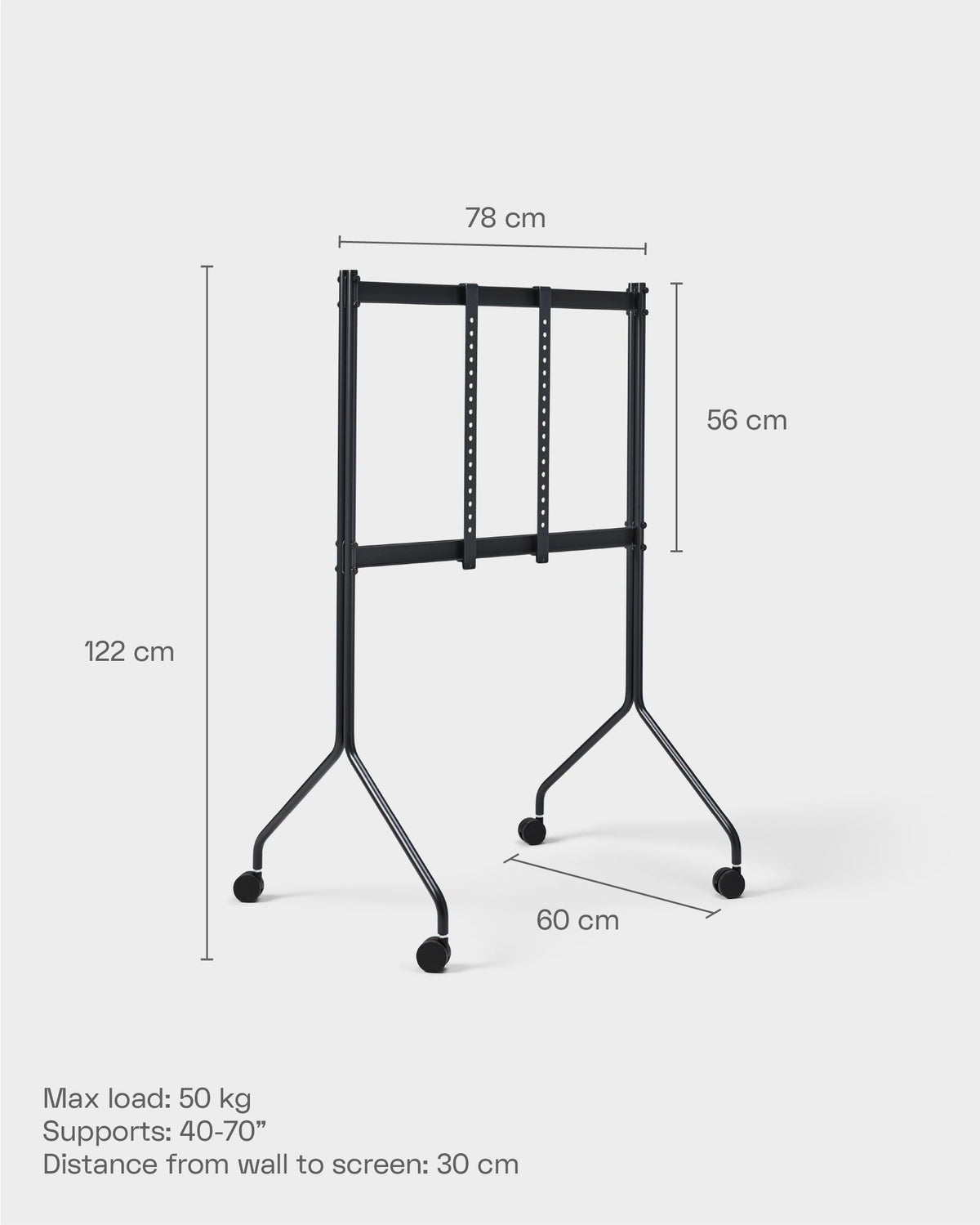 Moon Tall TV-Ständer - Oat – Pedestal – Ansicht 11