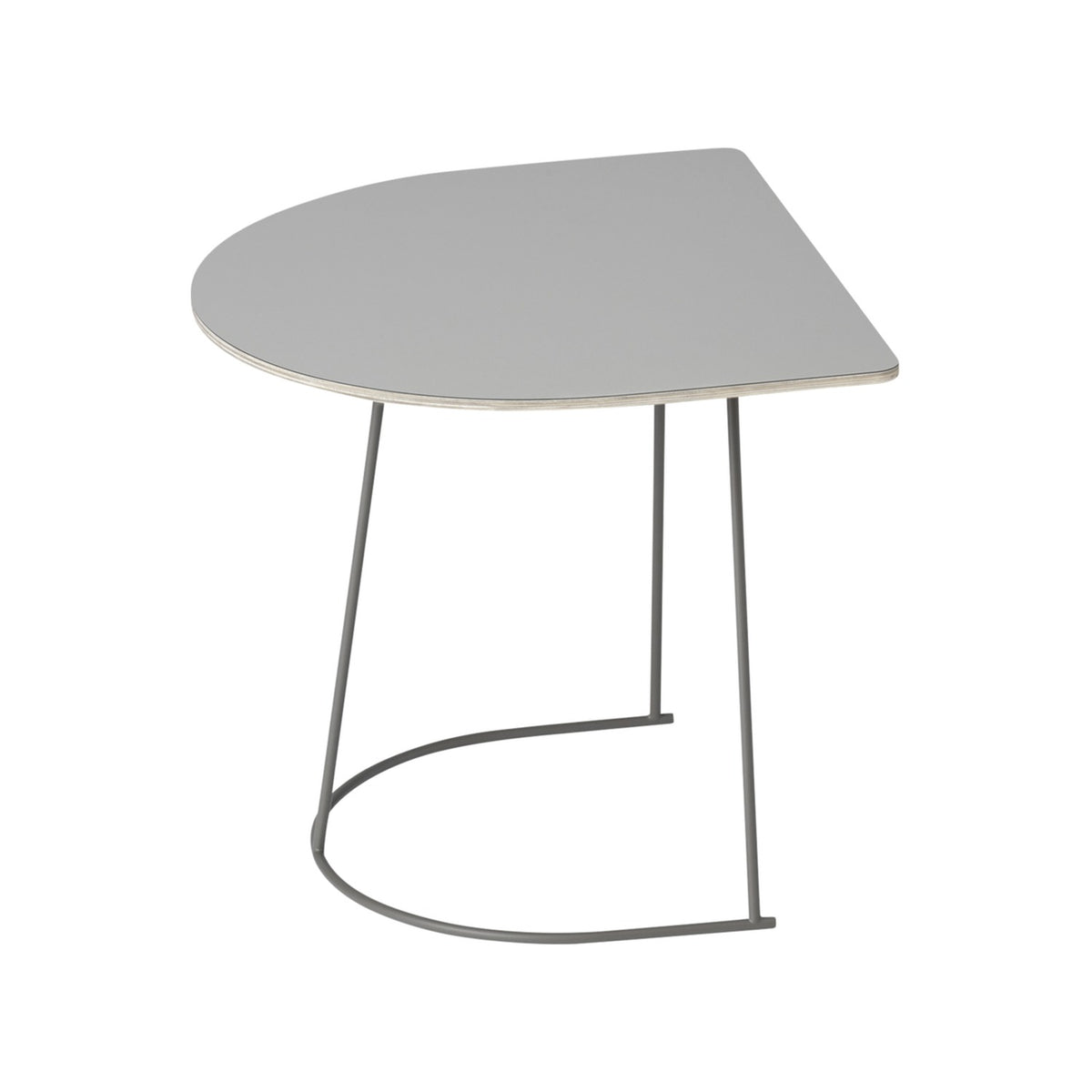 Airy Coffee Table - Half Size, Grey Nanolaminate / Grey - Coffee & Side Tables - Muuto
