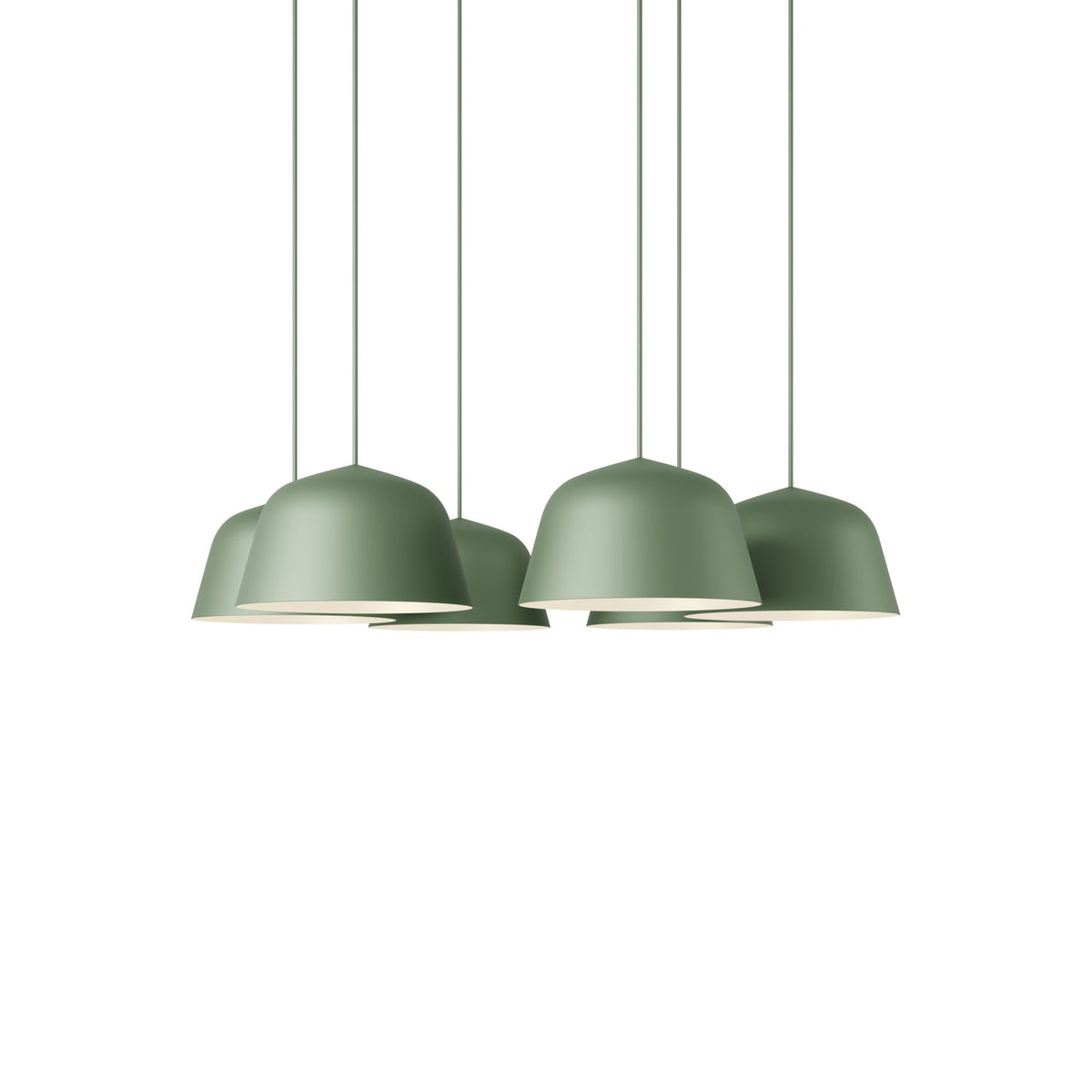 Ambit Pendant Cluster - Dusty Green - Pendant Lights - Muuto