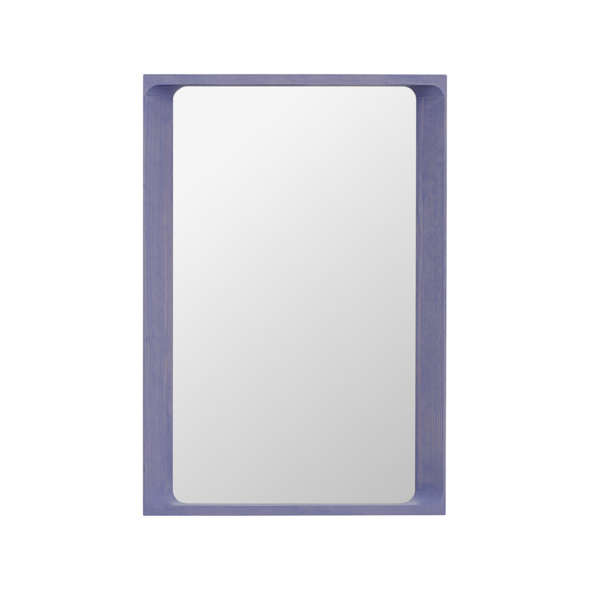 Arced Mirror - 80 × 55 cm, Light Lilac - Mirrors - Muuto