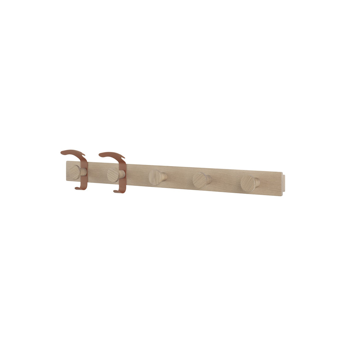 Avail Coat Rack - Oak / Copper Brown - Coat Rack - Muuto