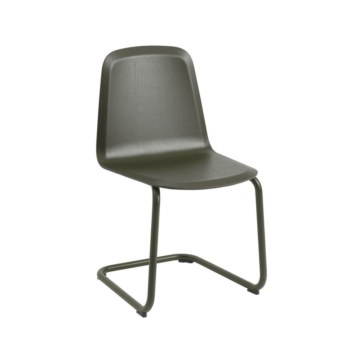 Brink Chair - Cantilever Base, Dark Olive - Chairs - Muuto