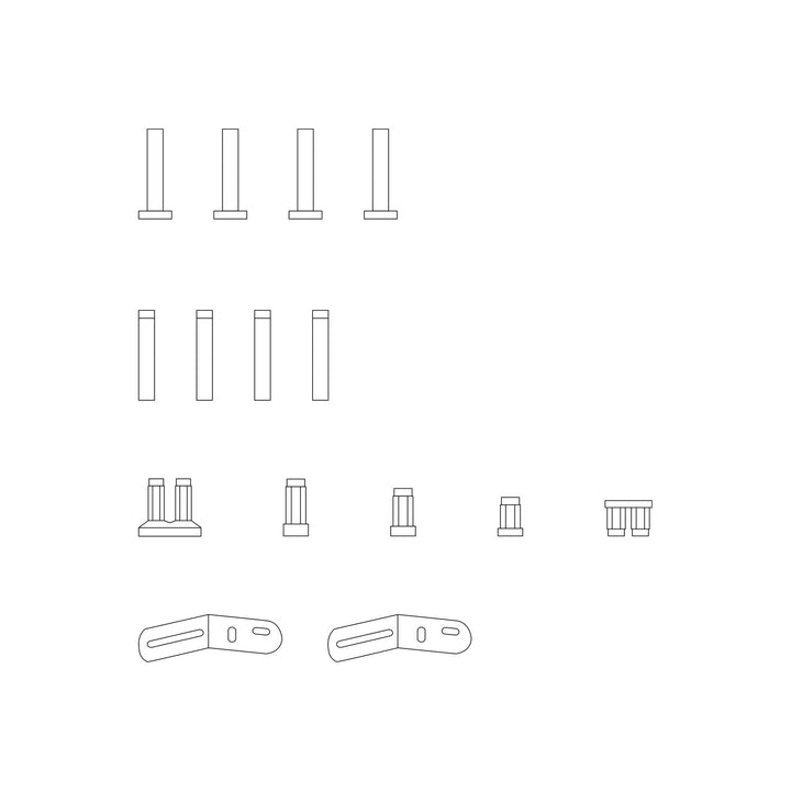Compile Essentials Pack - Black - Shelving - Muuto