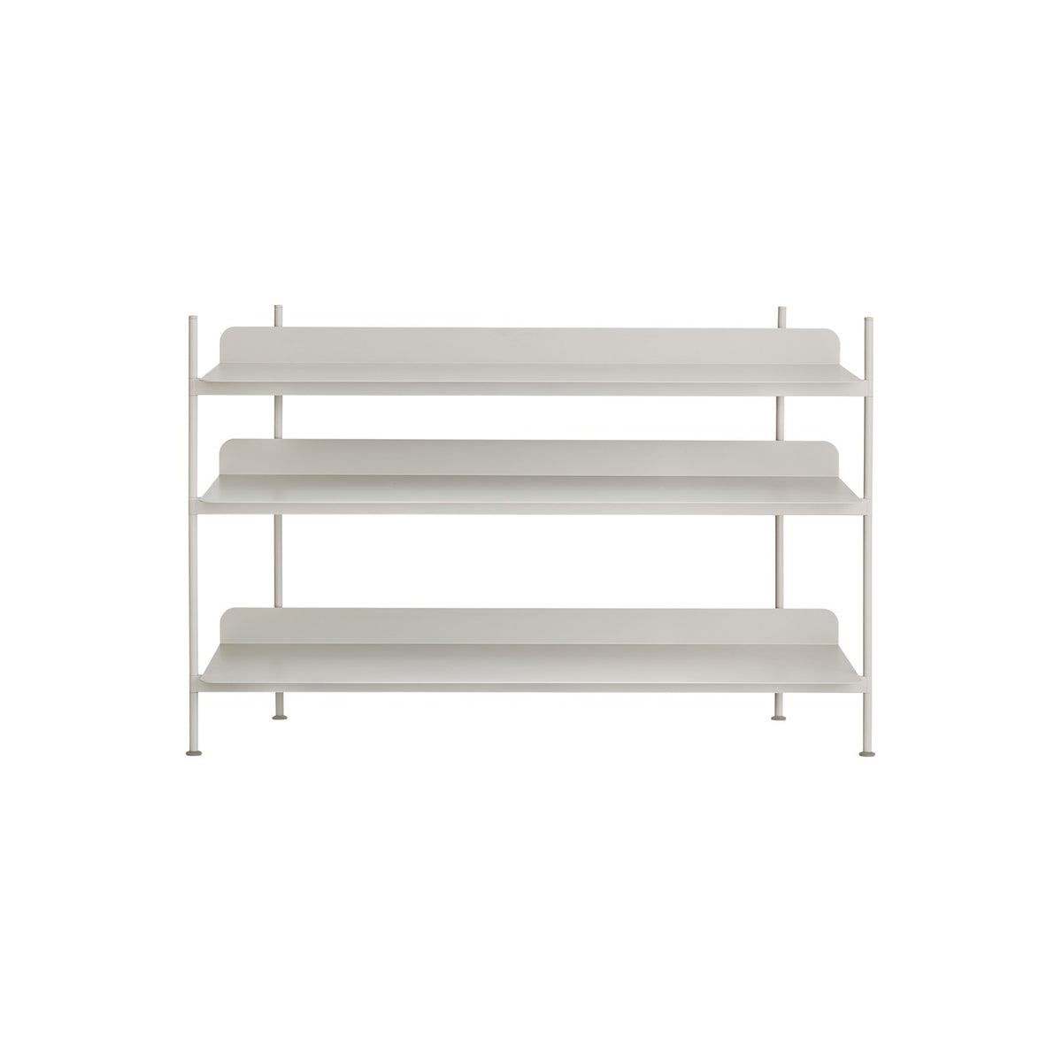 Compile Shelving System - Configuration 2, Grey - Shelving - Muuto