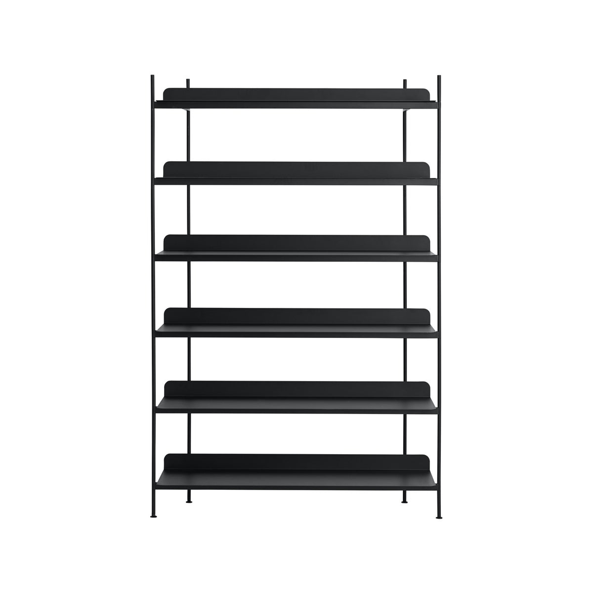Compile Shelving System - Configuration 4, Black - Shelving - Muuto