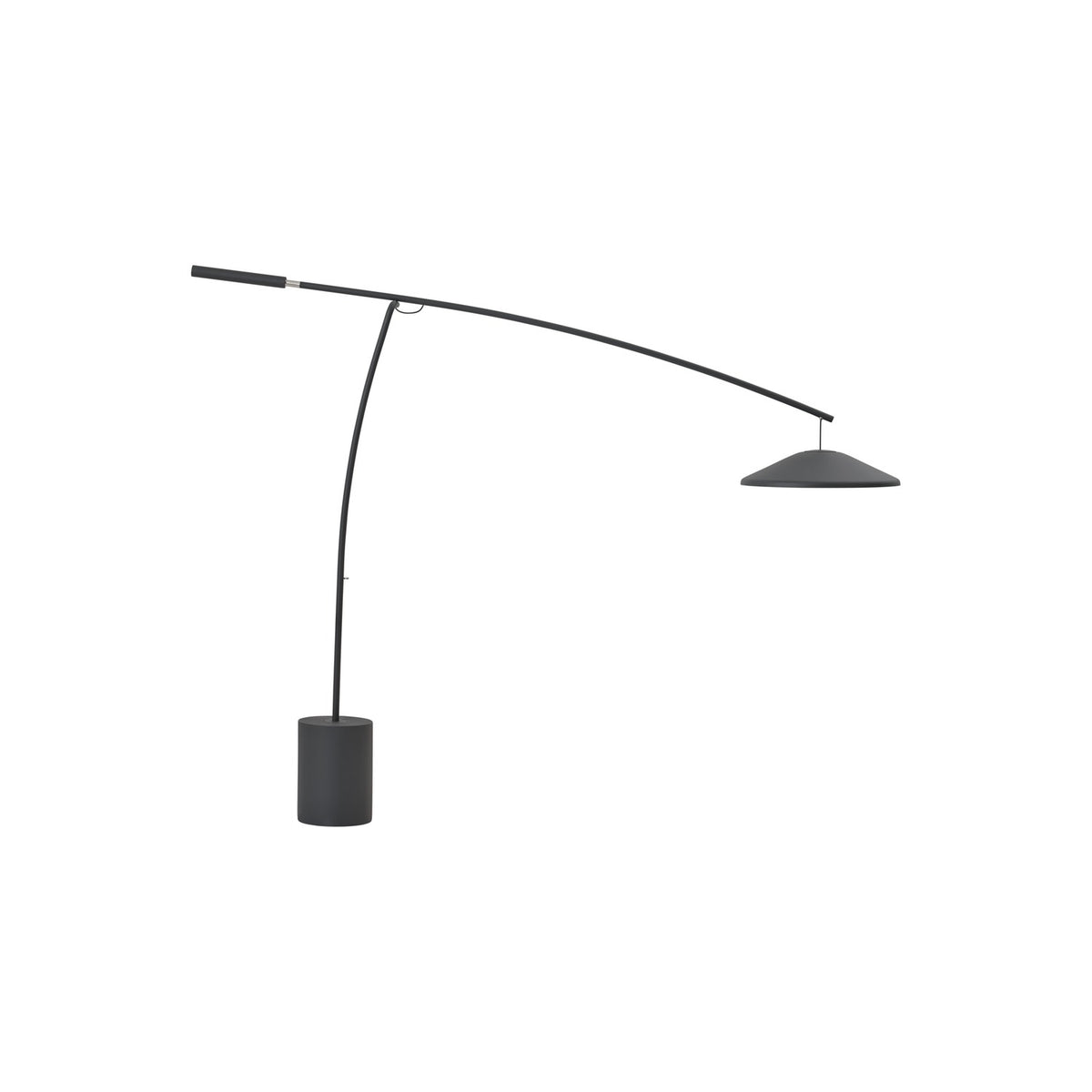 Contra Floor Lamp - Anthracite Black - Floor Lights - Muuto