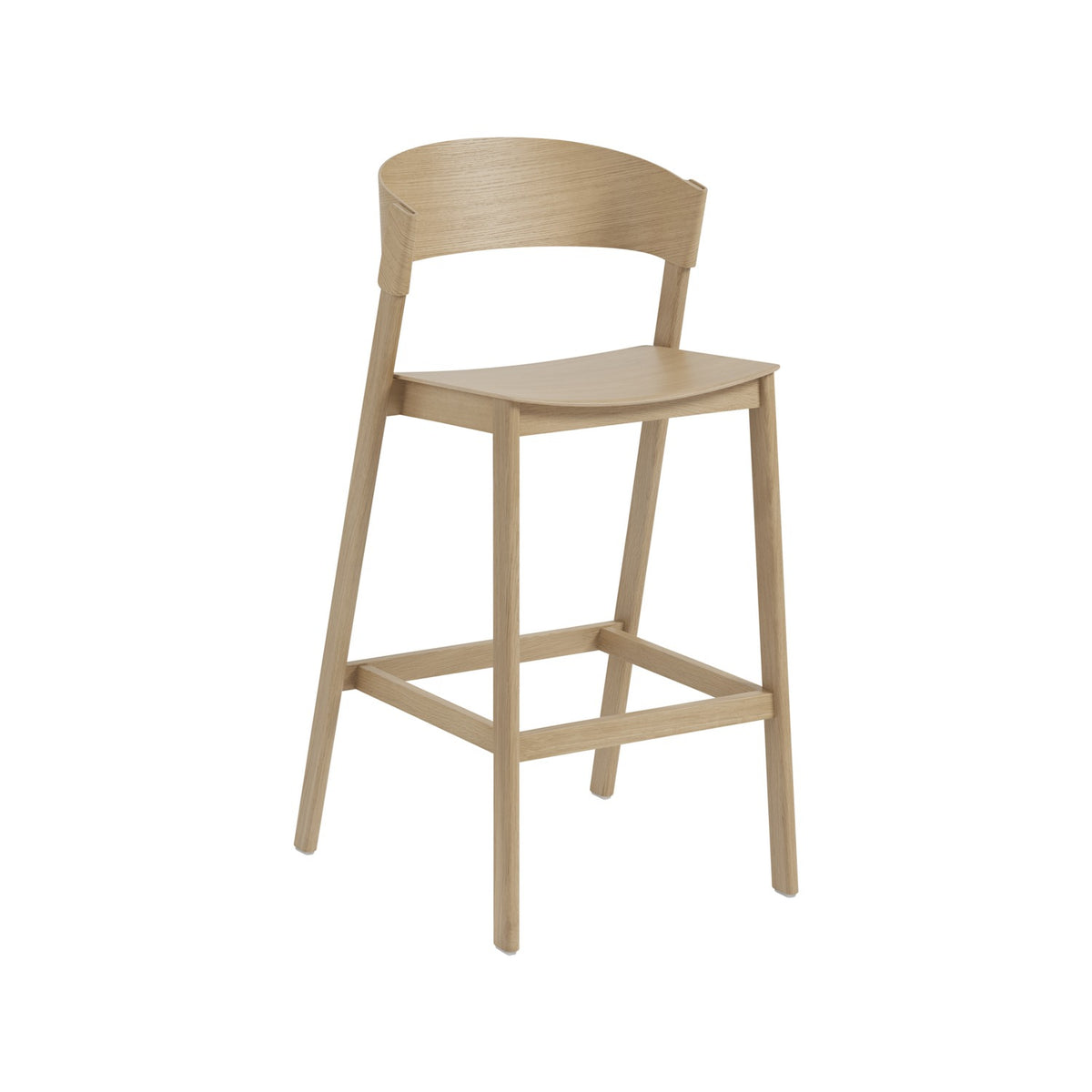 Cover Bar Stool - Oak - Stools - Muuto
