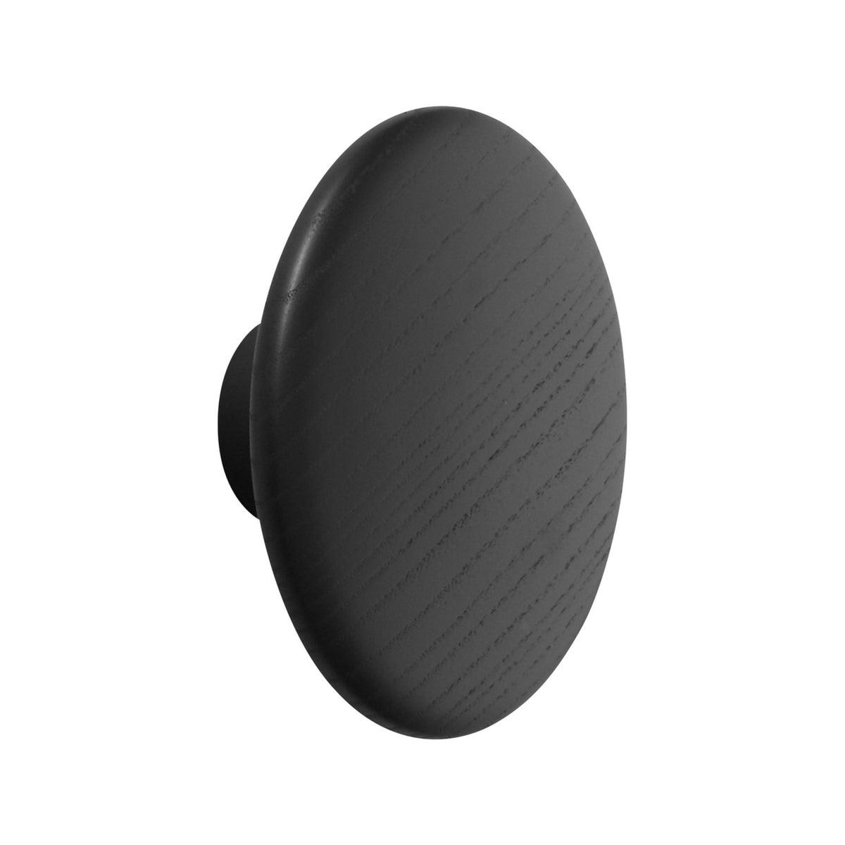 Dots Wood - Ø 17 cm, Black - Coat Rack - Muuto