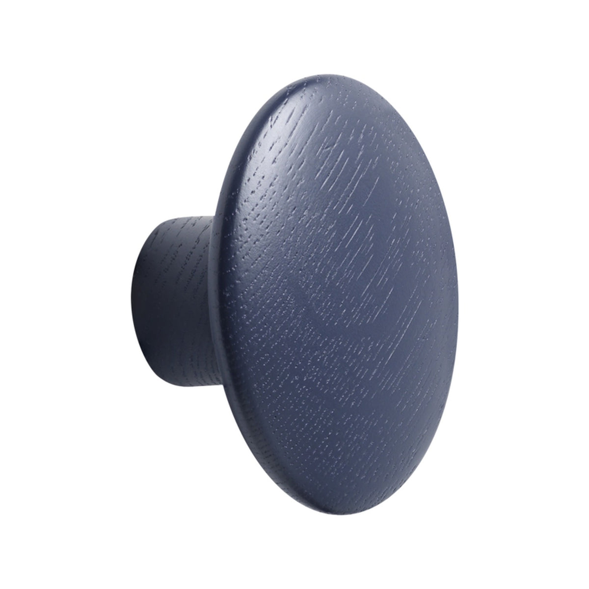 Dots Wood - Ø 6.5 cm, Midnight Blue - Coat Rack - Muuto