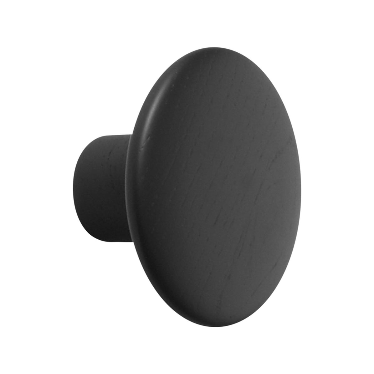 Dots Wood - Ø 9 cm, Black - Coat Rack - Muuto