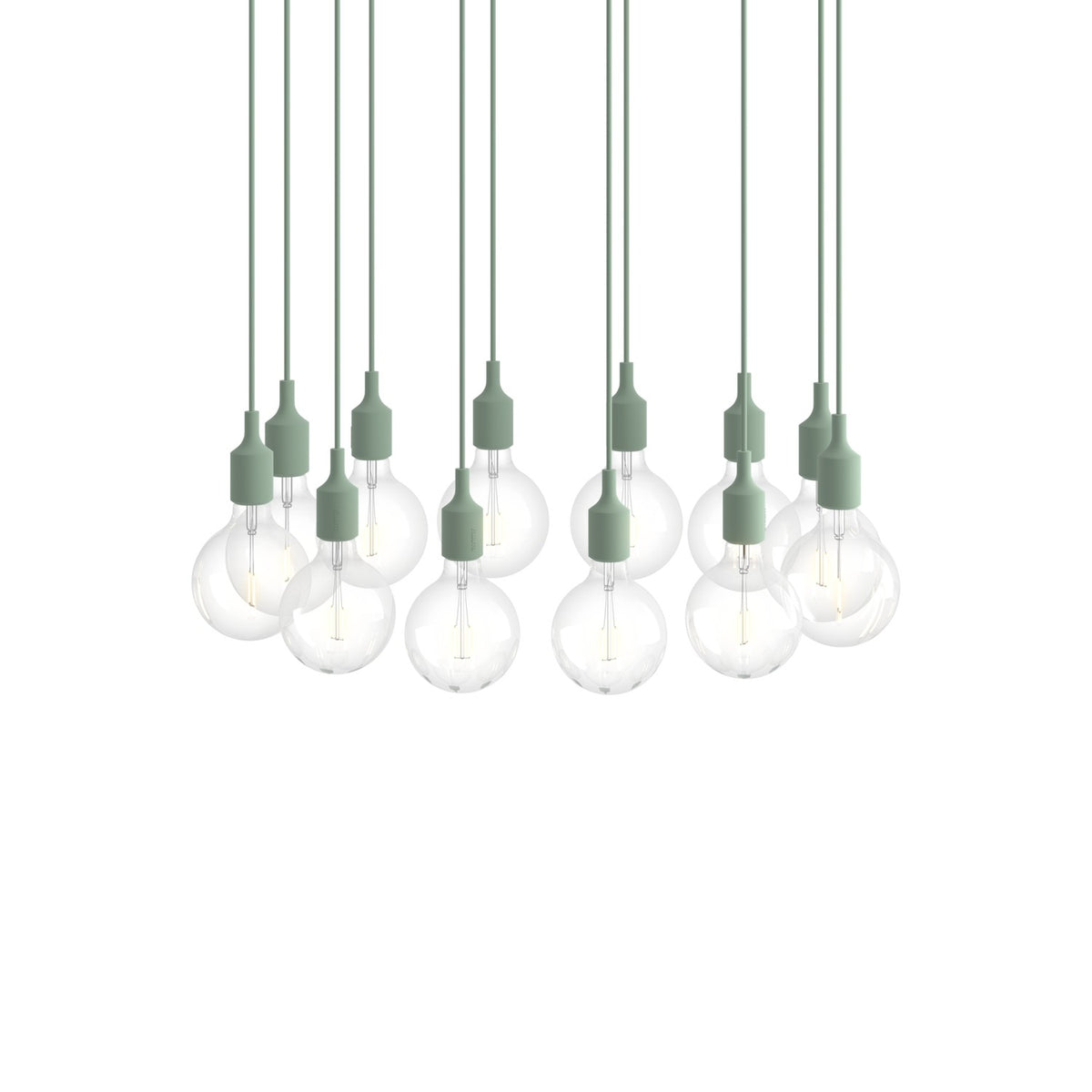 E27 Pendant Cluster - Light Green - Pendant Lights - Muuto