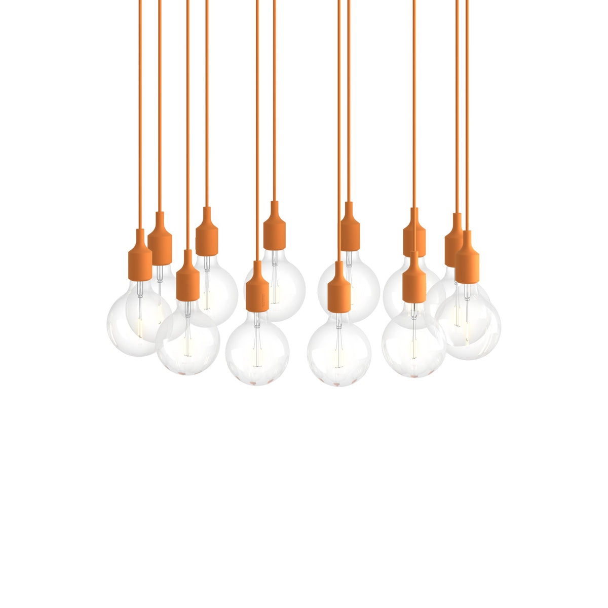 E27 Pendant Cluster - Light Orange - Pendant Lights - Muuto