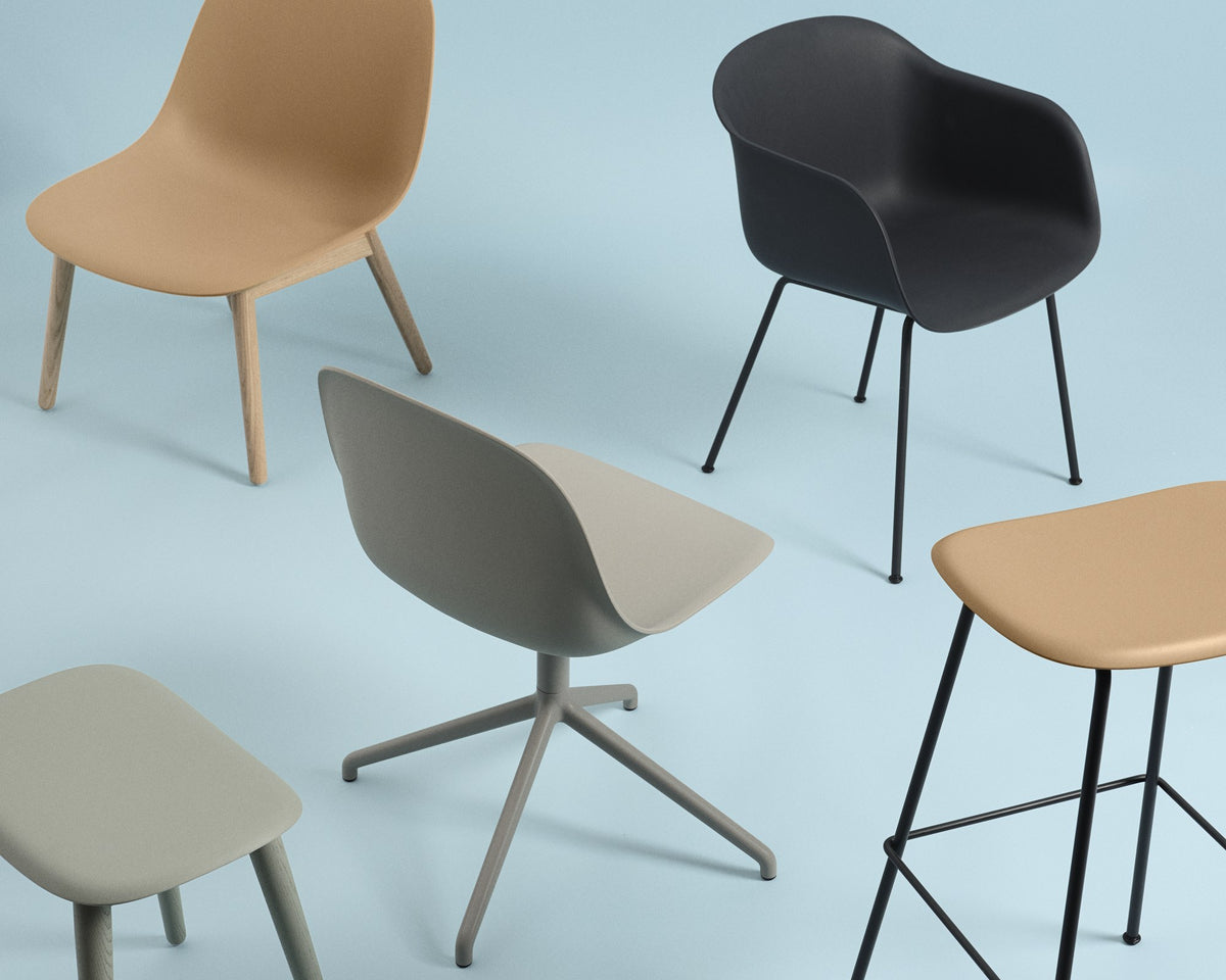 Fiber Bar Stool - Stools - Muuto