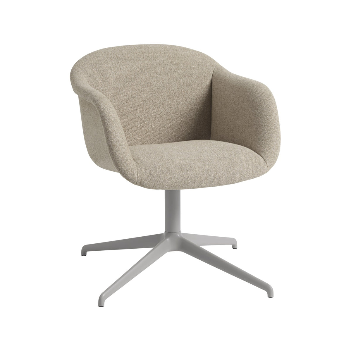 Fiber Soft Armchair - Swivel Base - Chairs - Muuto
