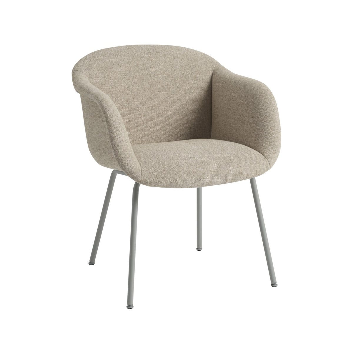 Fiber Soft Armchair - Tube Base - Chairs - Muuto
