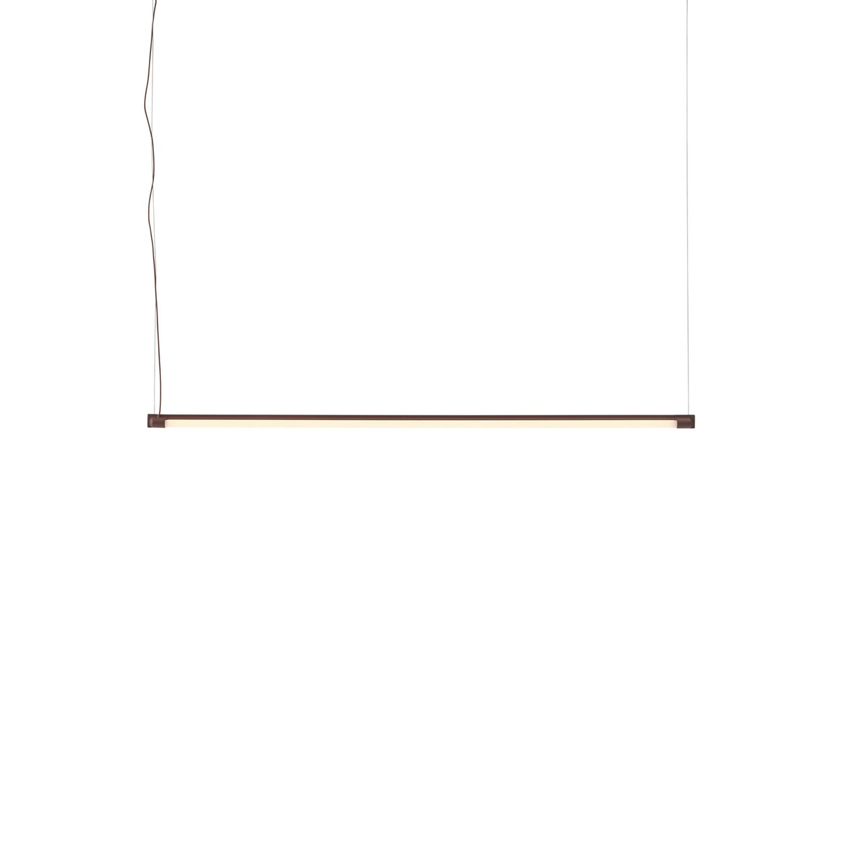 Fine Suspension Lamp - 120 cm, Deep Red - Pendant Lights - Muuto