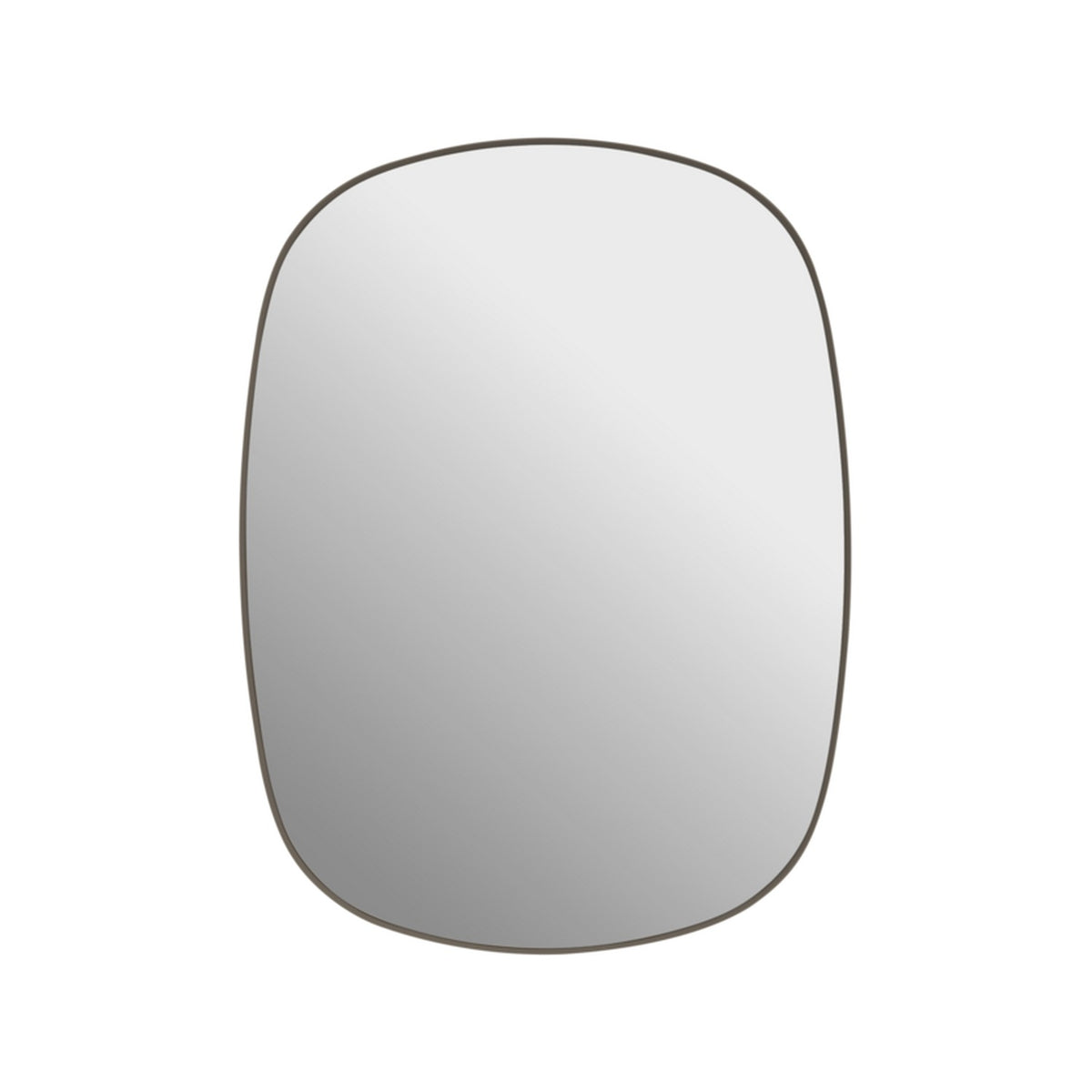 Framed Mirror - 59 × 44 cm, Taupe - Mirrors - Muuto
