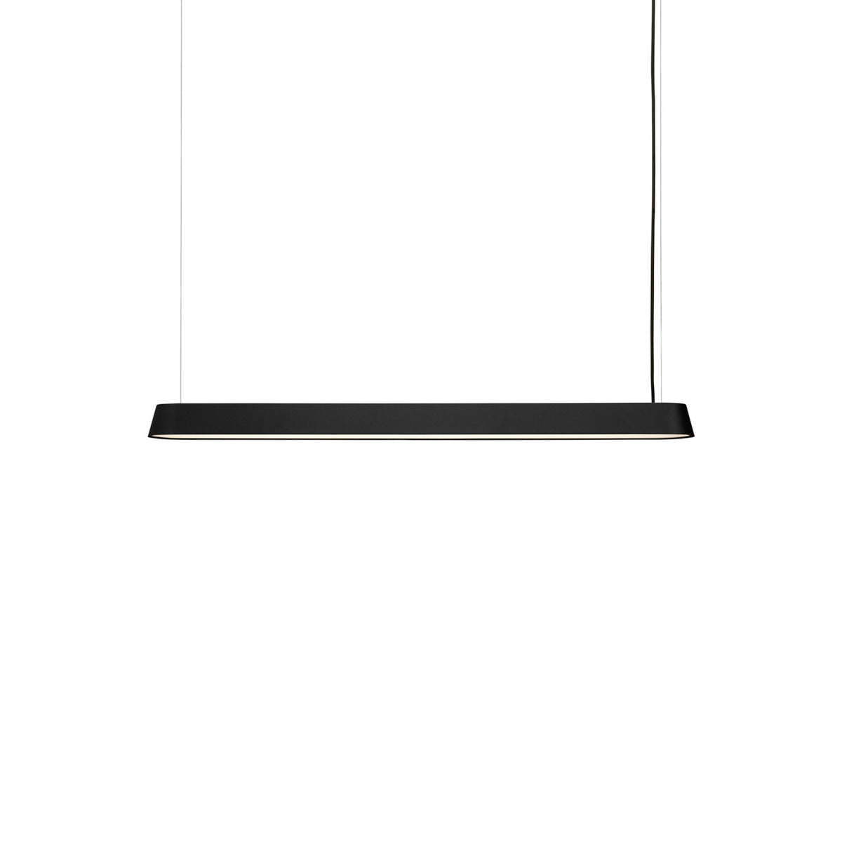 Linear Pendant Lamp - 87.2 cm, Black - Pendant Lights - Muuto