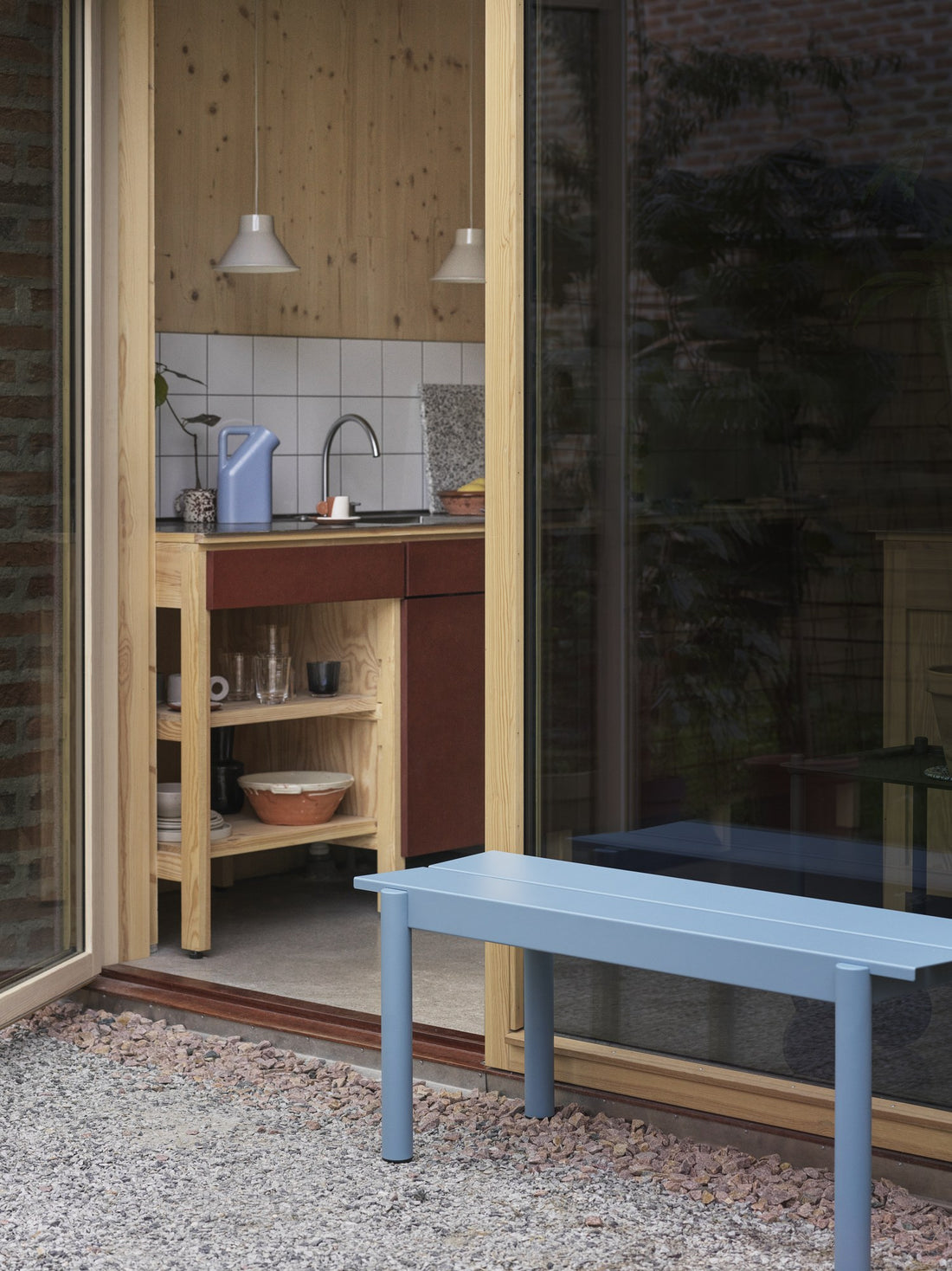 Linear Steel Bench - Outdoor Benches - Muuto