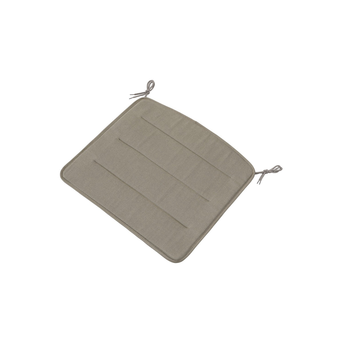 Linear Steel Seat Pad - Lounge Chair, Light Grey - Seat Pads & Cushions - Muuto
