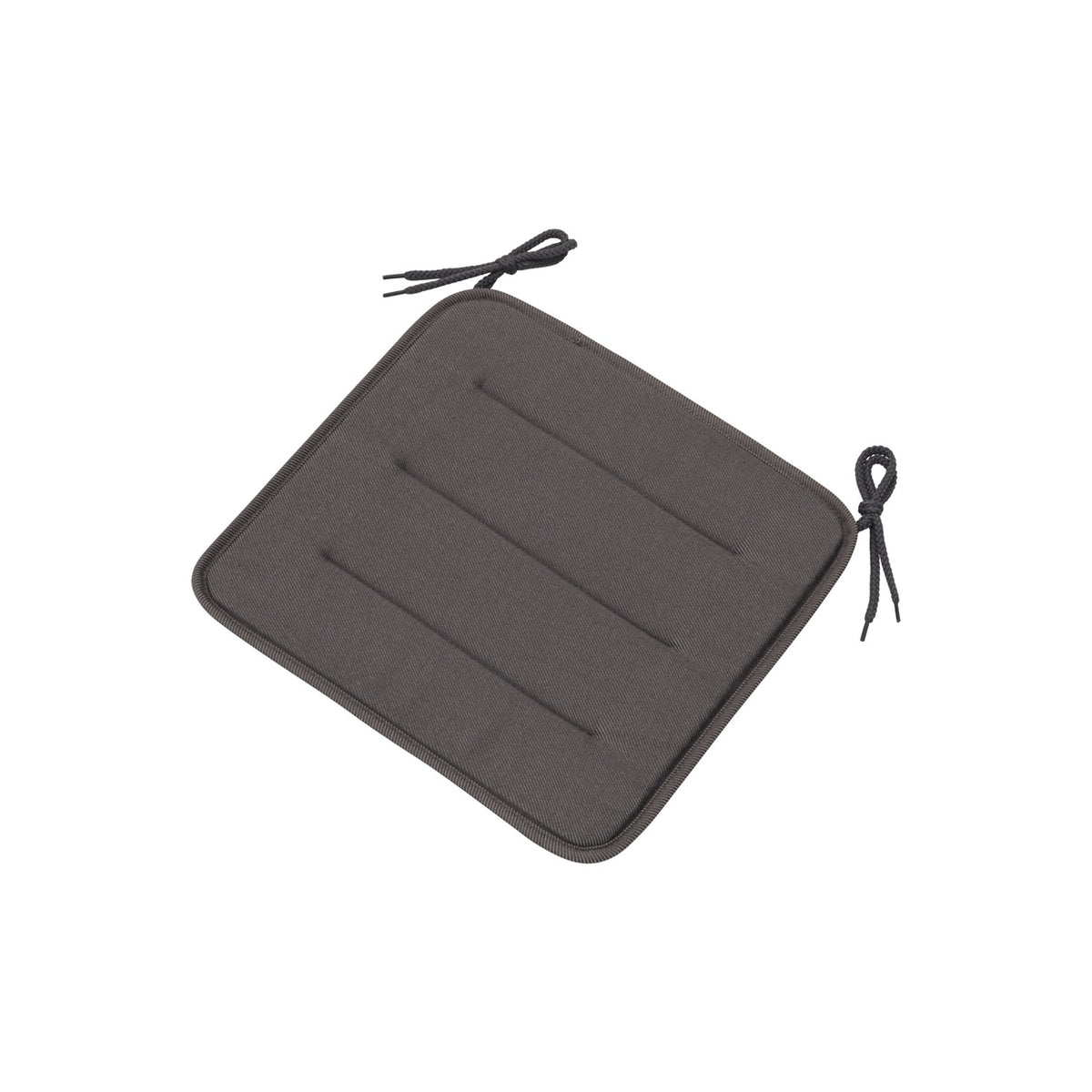 Linear Steel Seat Pad - Bar & Counter Stool, Dark Grey - Seat Pads & Cushions - Muuto