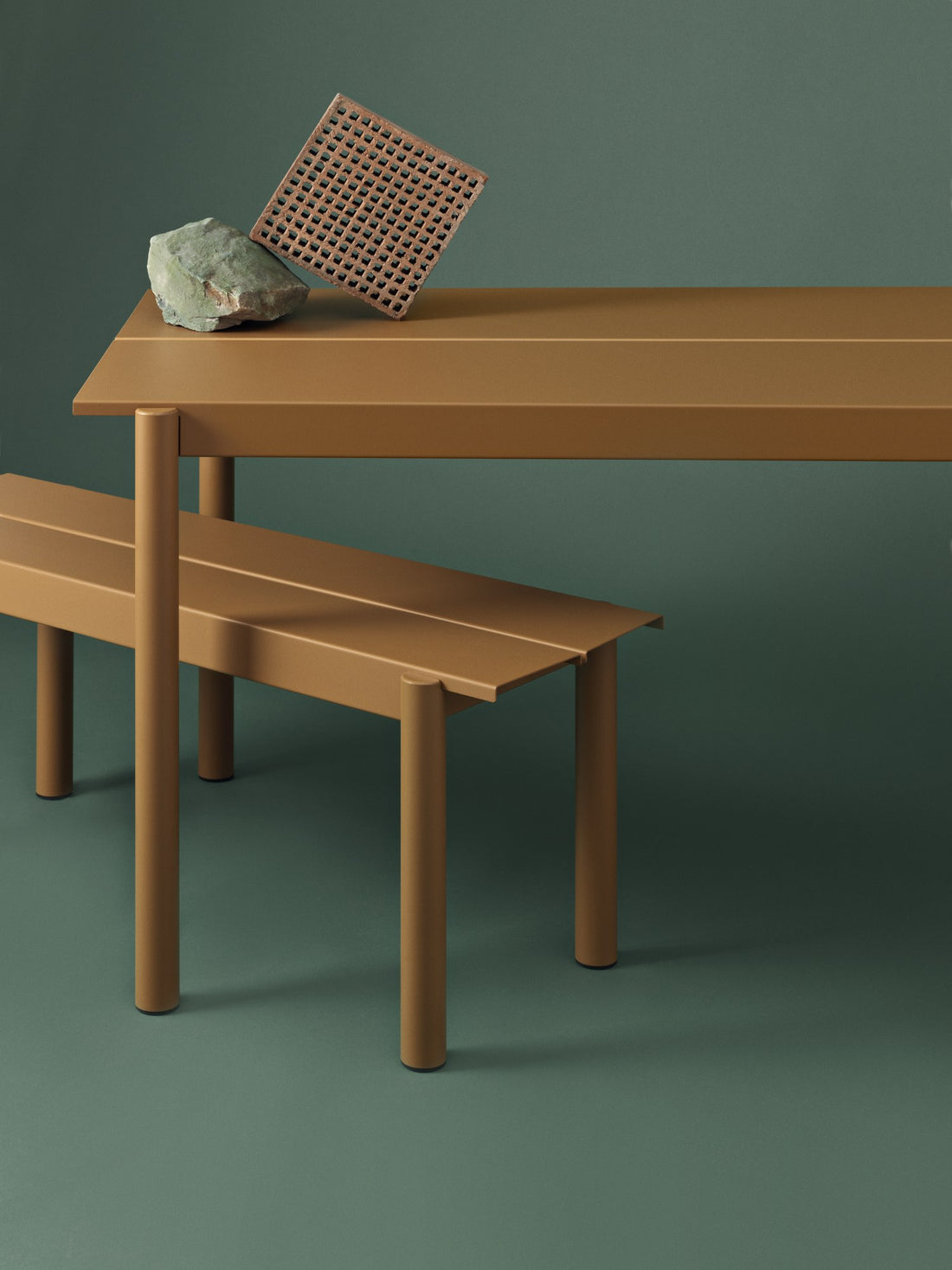 Linear Steel Bench - Outdoor Benches - Muuto