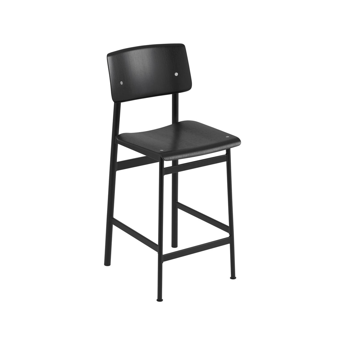 Loft Counter Stool - Black - Stools - Muuto