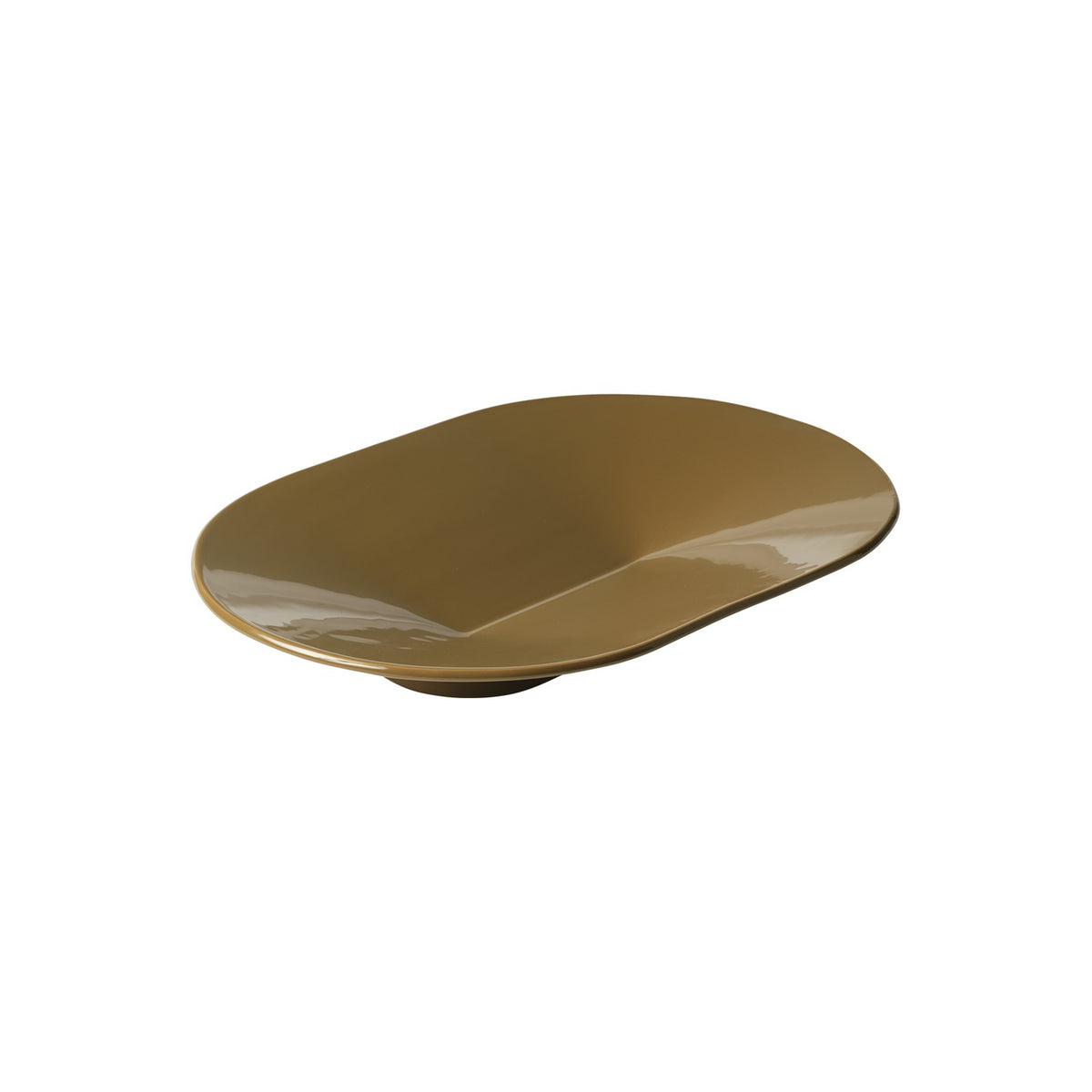 Mere Bowl - 52 × 36 cm, Brown Green - Bowls - Muuto