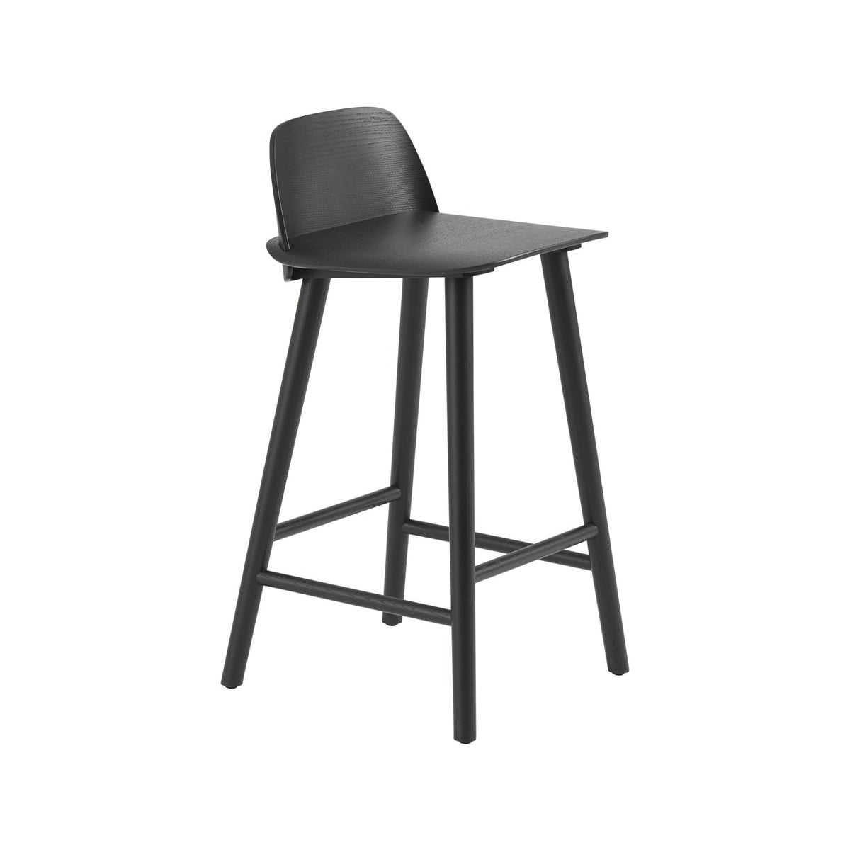 Nerd Counter Stool - Black - Stools - Muuto
