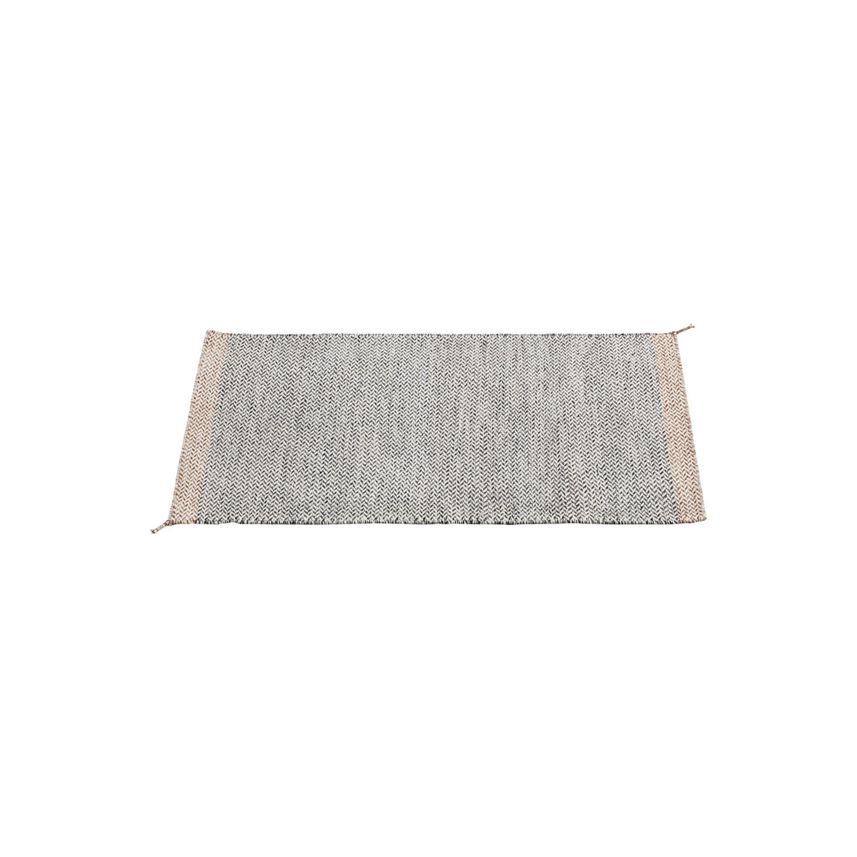 Ply Rug - 85 × 140 cm, Black/White - Rugs - Muuto