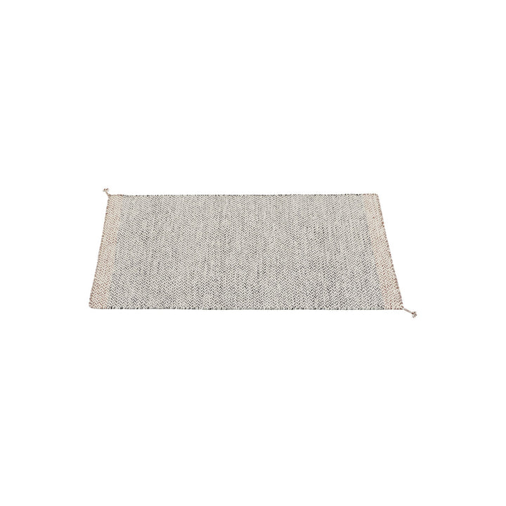 Ply Rug Recycled Polyester - 85 × 140 cm, Black/White - Rugs - Muuto