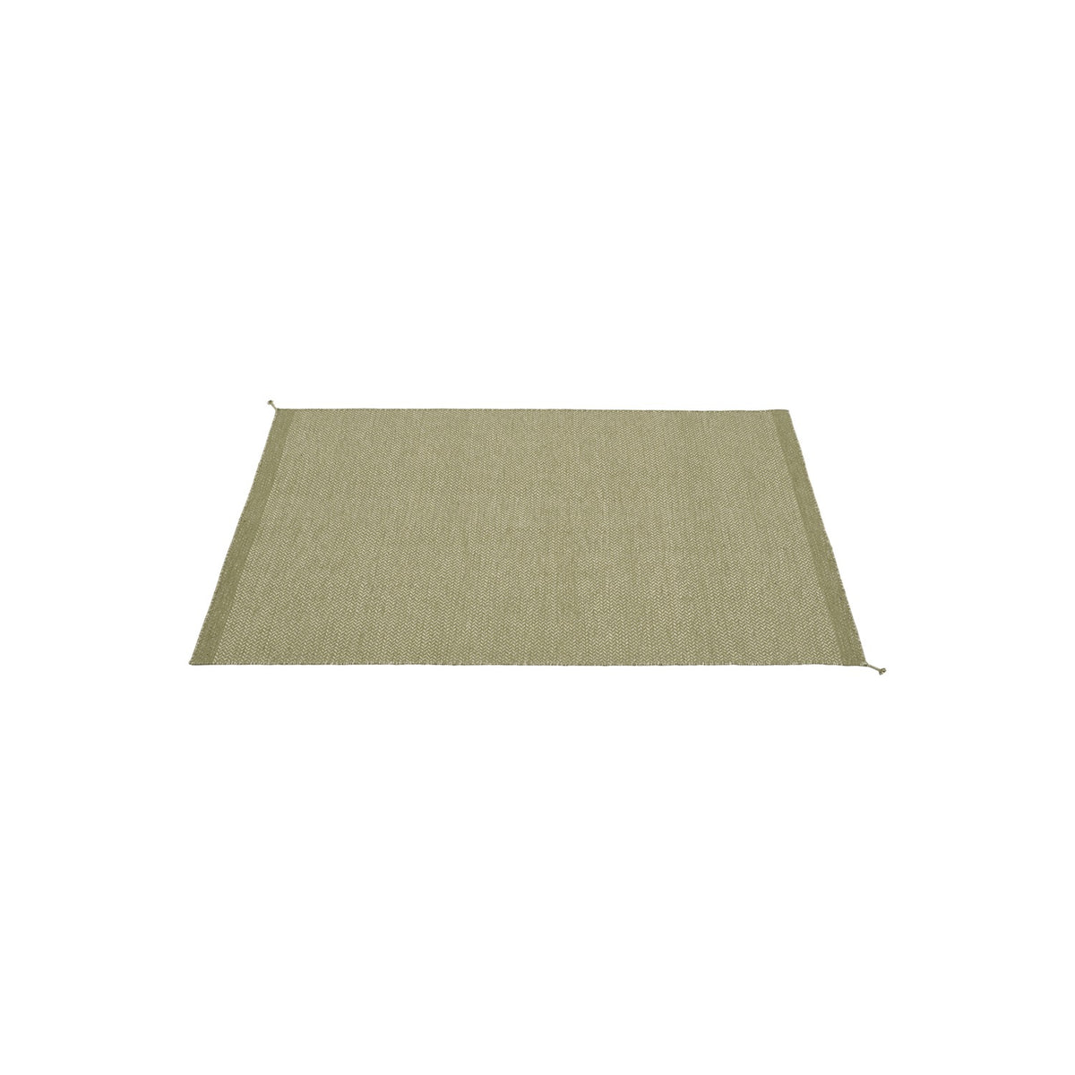 Ply Rug Recycled Polyester - 170 × 240 cm, Moss Green - Rugs - Muuto