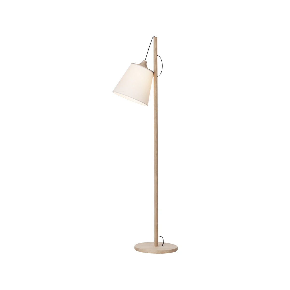 Pull Floor Lamp - Oak/White - Floor Lights - Muuto