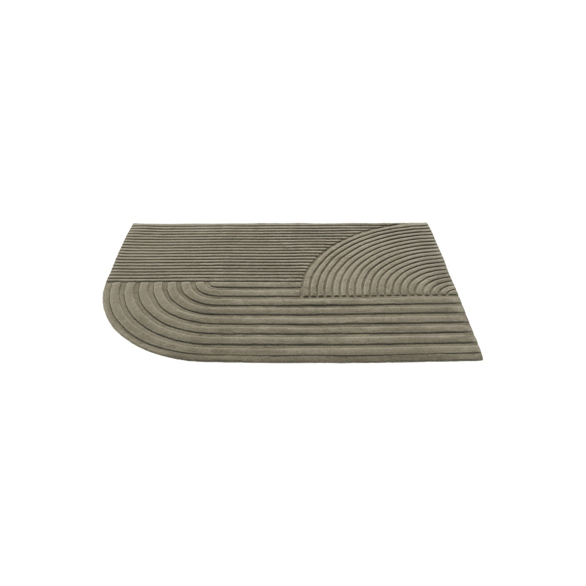 Relevo Rug - 170 × 240 cm, Taupe - Rugs - Muuto