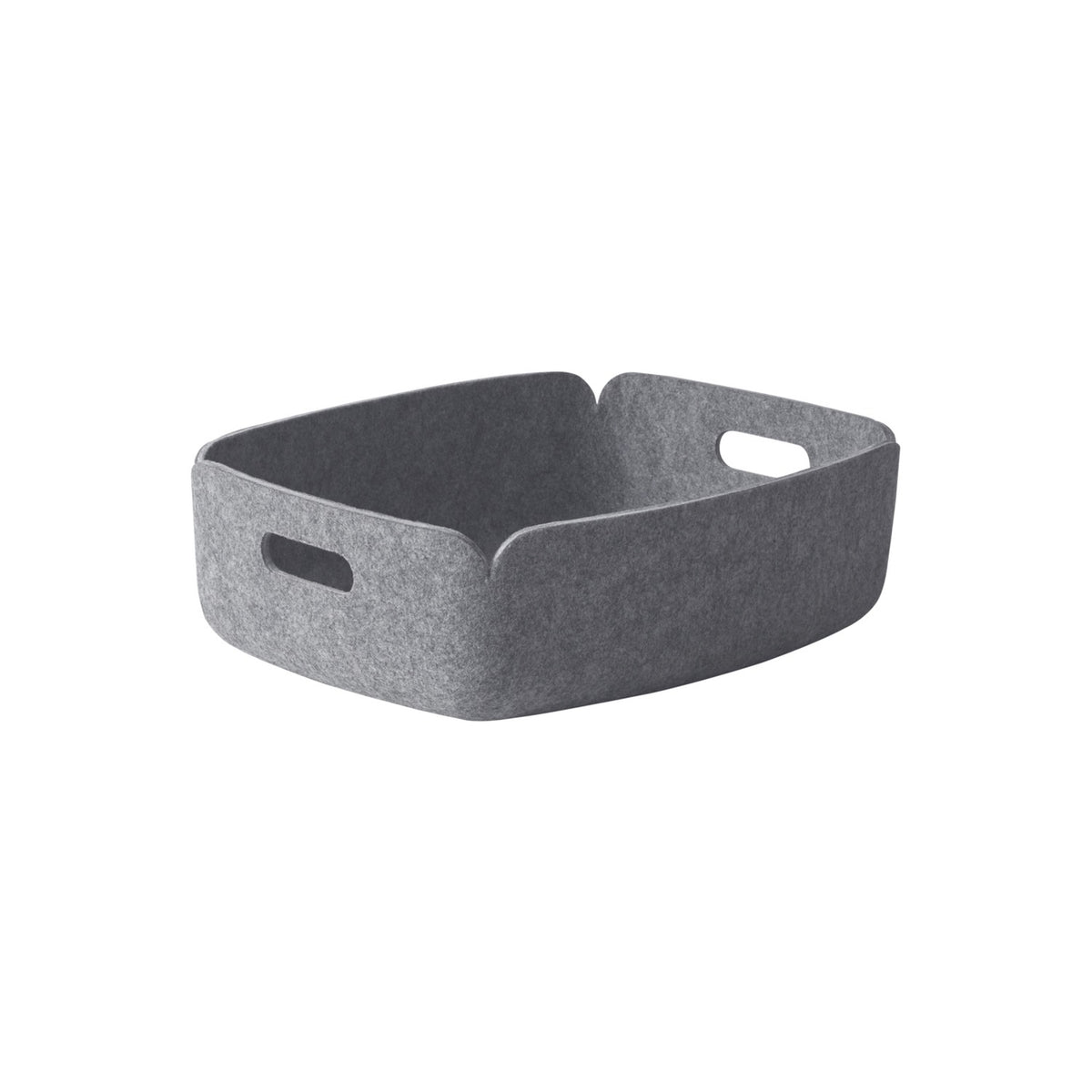 Restore Tray - 40 × 31 cm, Grey Mélange - Storage Box - Muuto