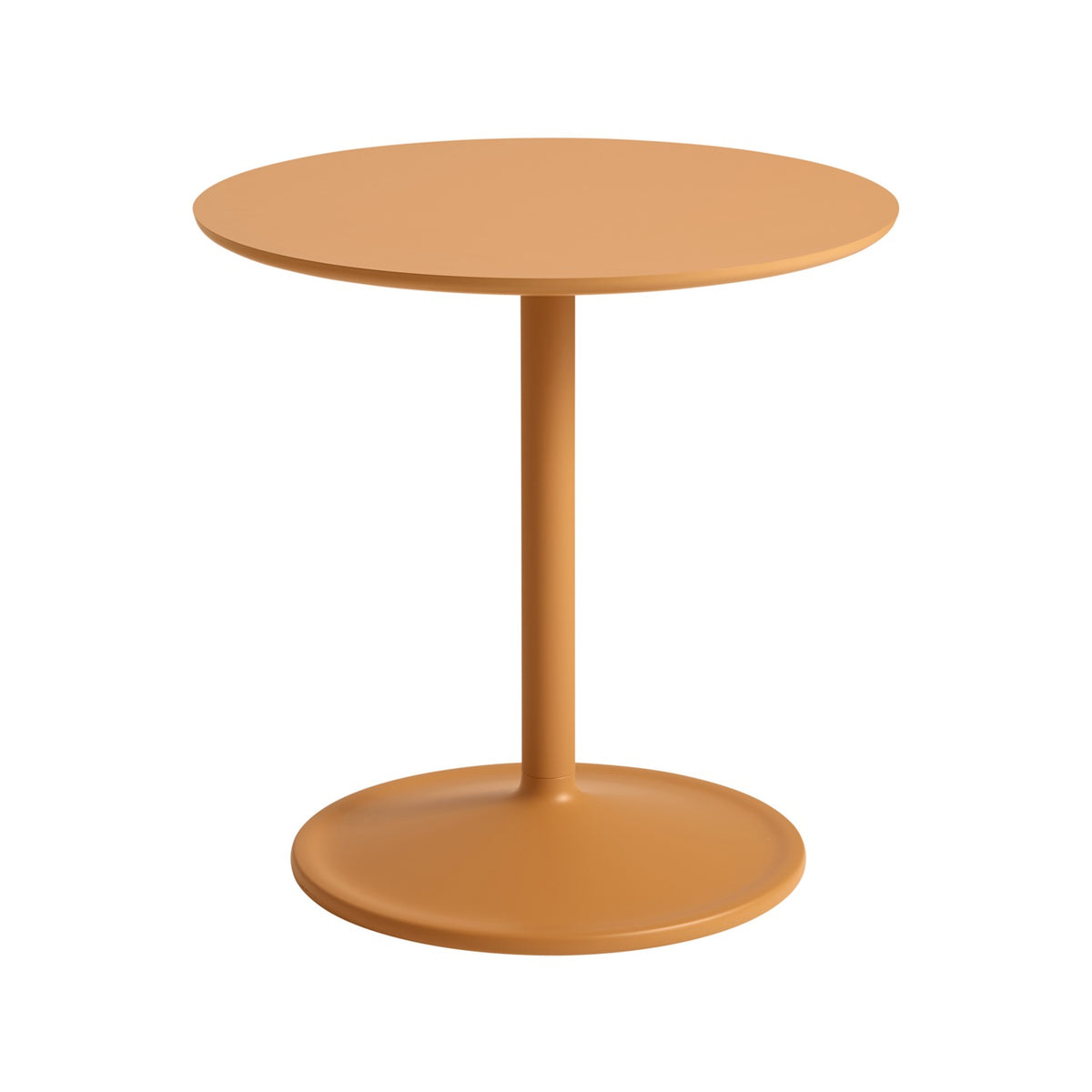 Soft Side Table - Ø 48 × H 48 cm, Orange Laminate / Orange - Side Tables - Muuto