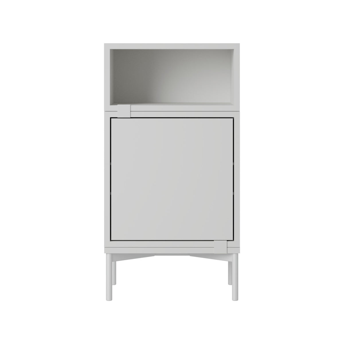 Stacked Bedside Table - Configuration 2, Grey - Side Tables - Muuto