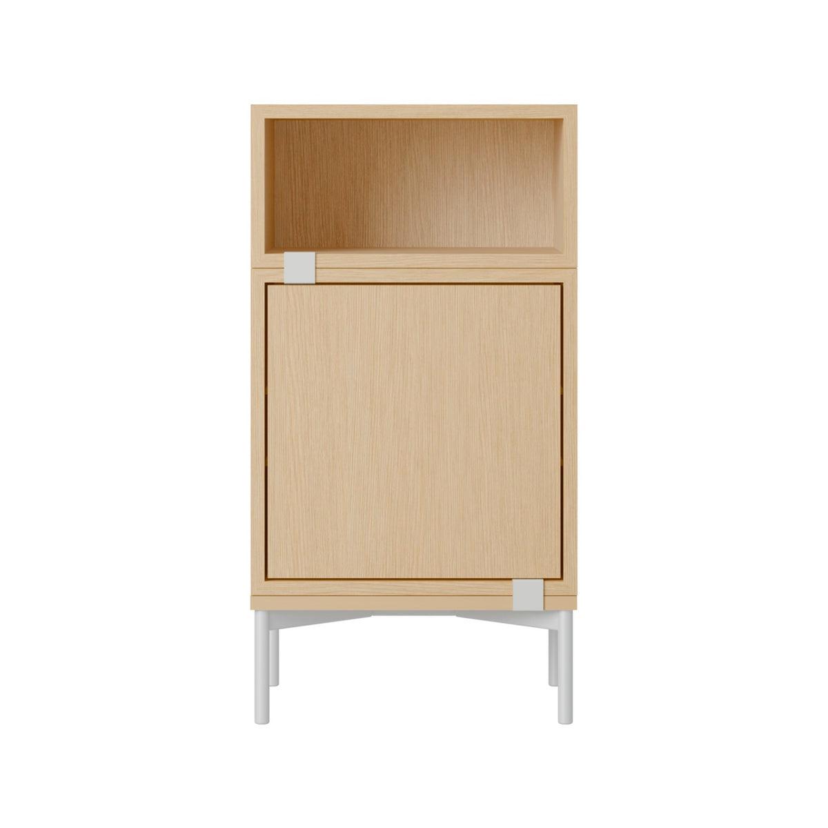 Stacked Bedside Table - Configuration 2, Oak - Side Tables - Muuto