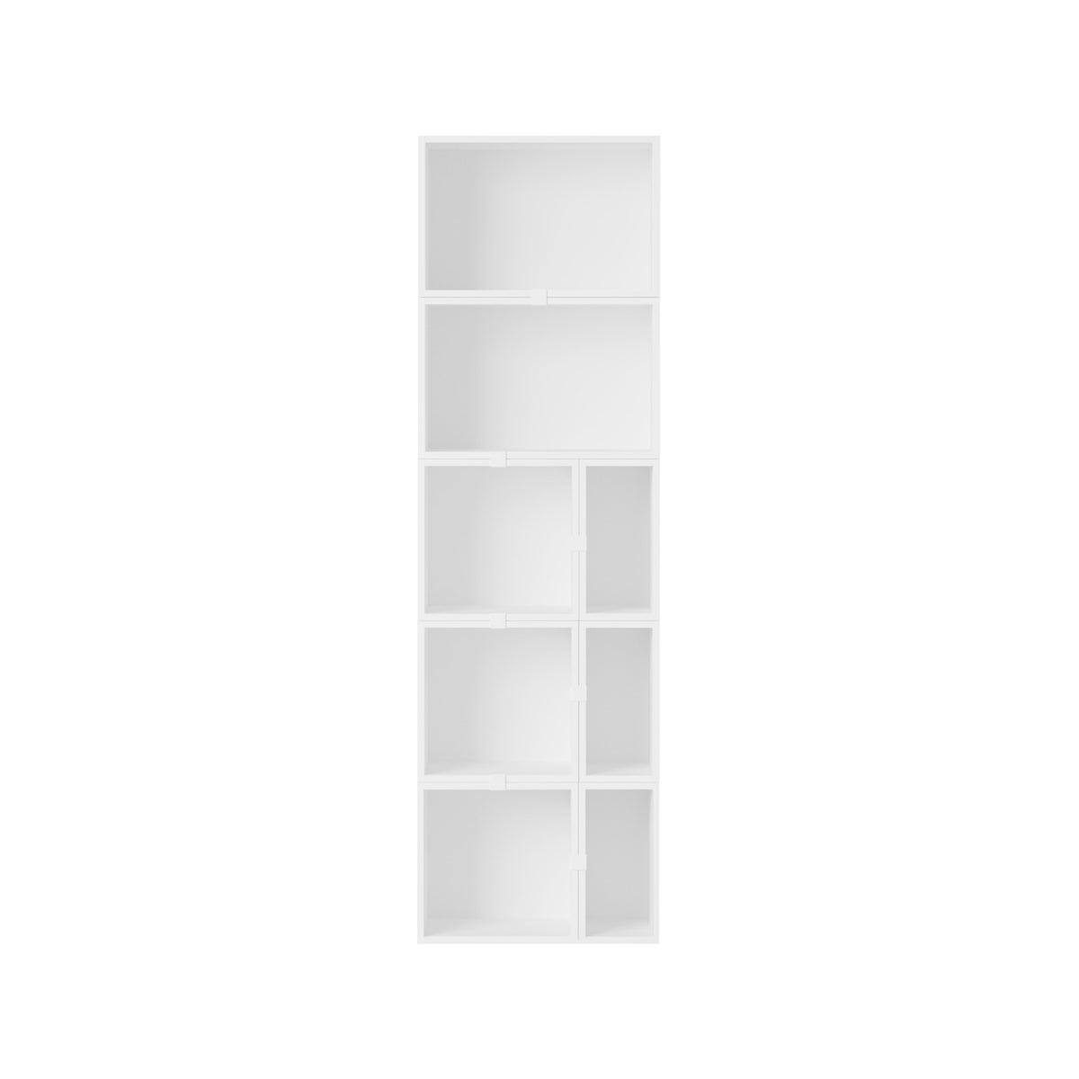 Stacked Bookcase - Configuration 7, White - Shelving - Muuto