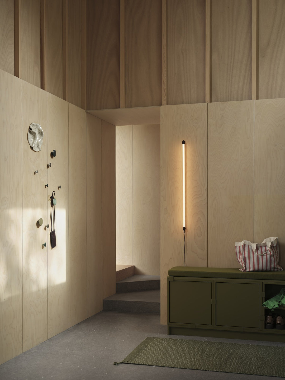 Stacked Hallway Storage - Shelving - Muuto