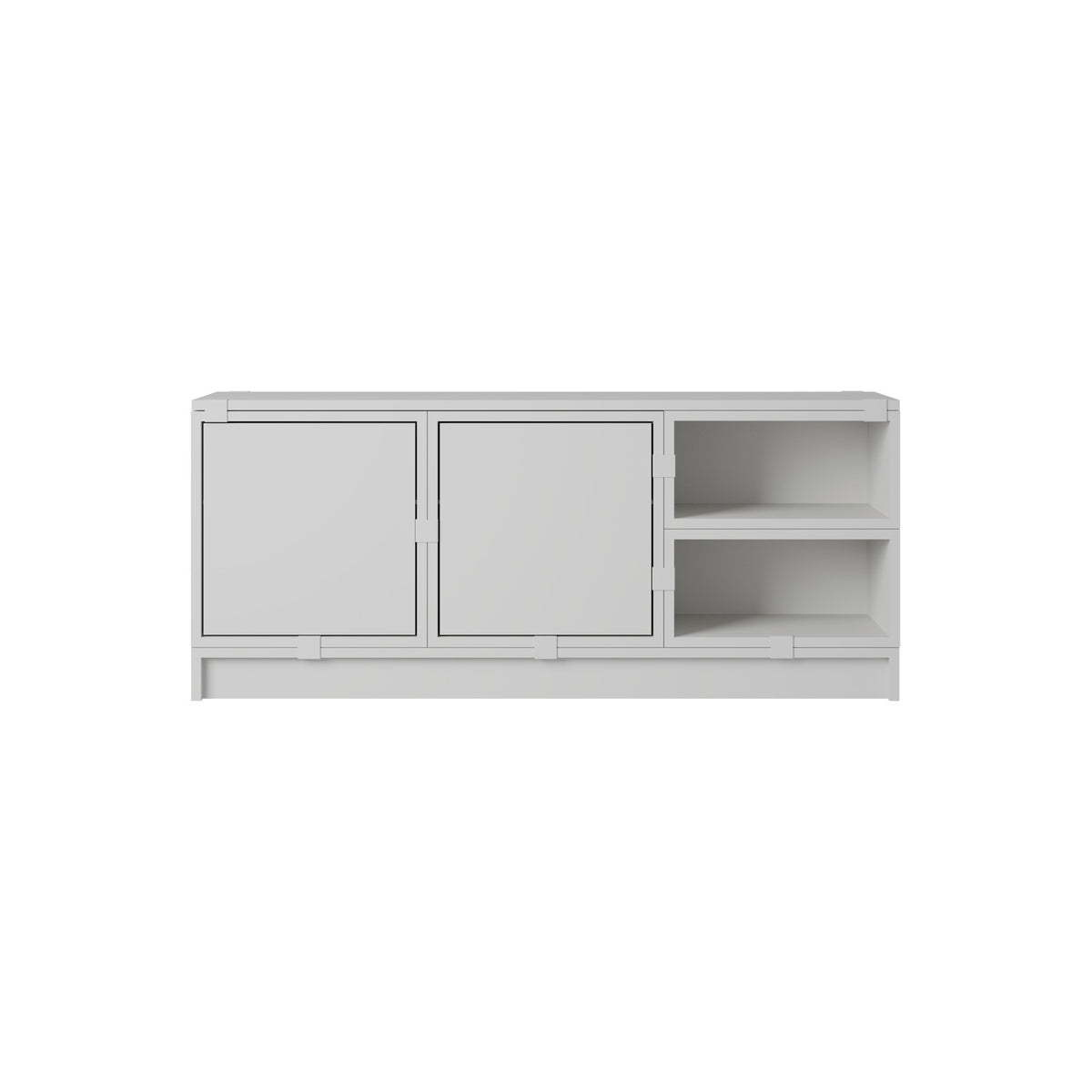 Stacked Hallway Storage - Configuration 2, Grey - Shelving - Muuto