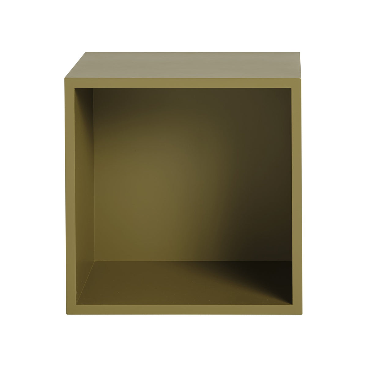 Stacked Module - With Backboard, Medium, Brown Green - Shelving - Muuto